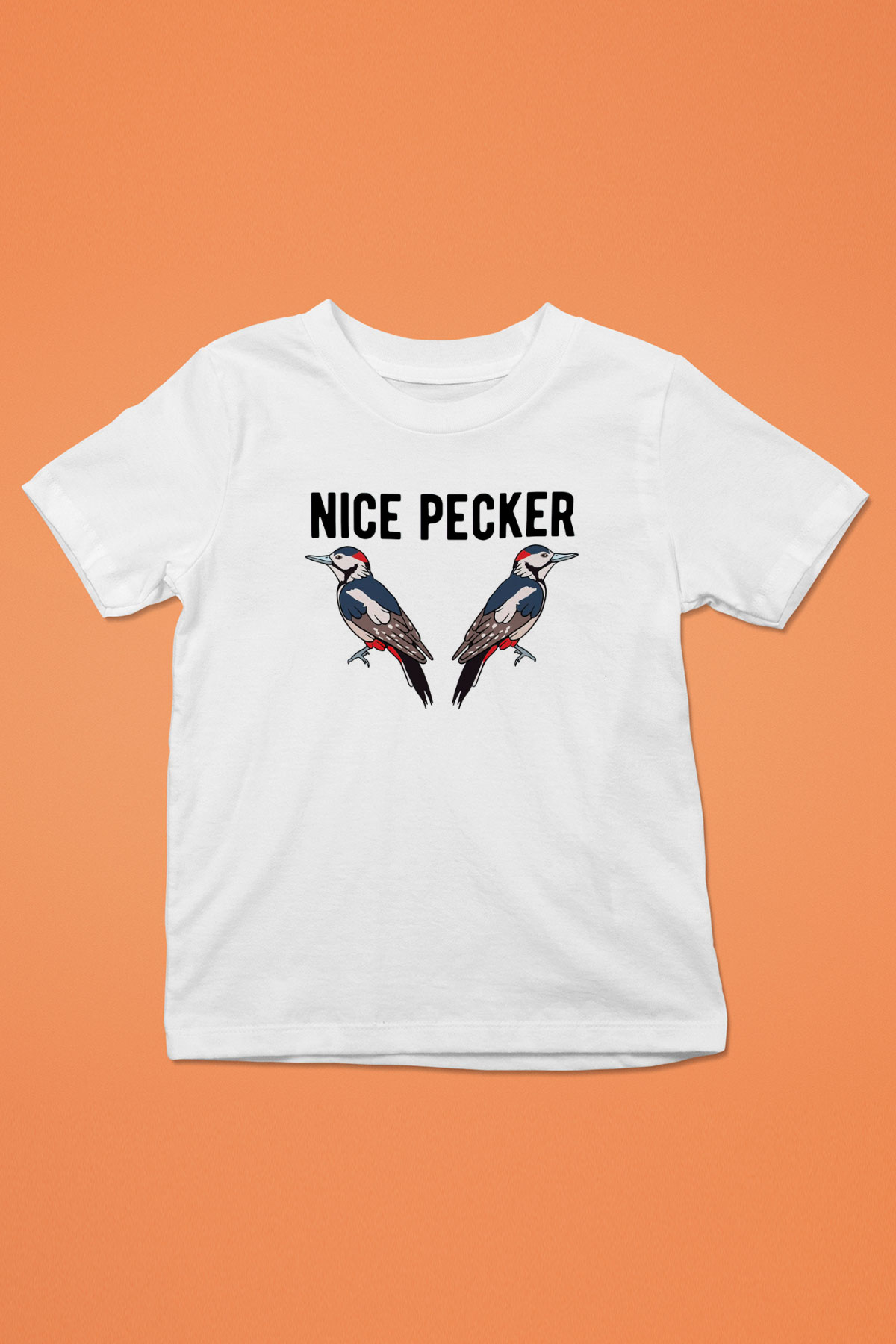 Nice Pecker Baskılı Unisex Beyaz  Çocuk Tişört