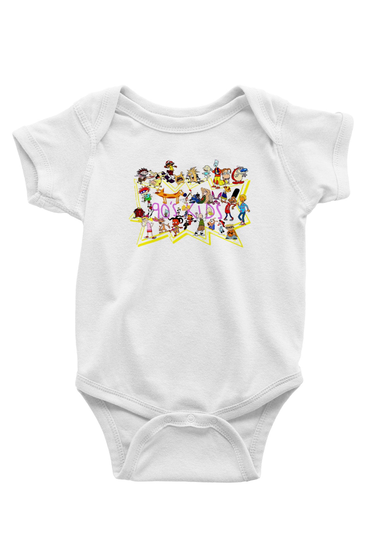 Nickelodeon Beyaz Bebek Body - Zıbın