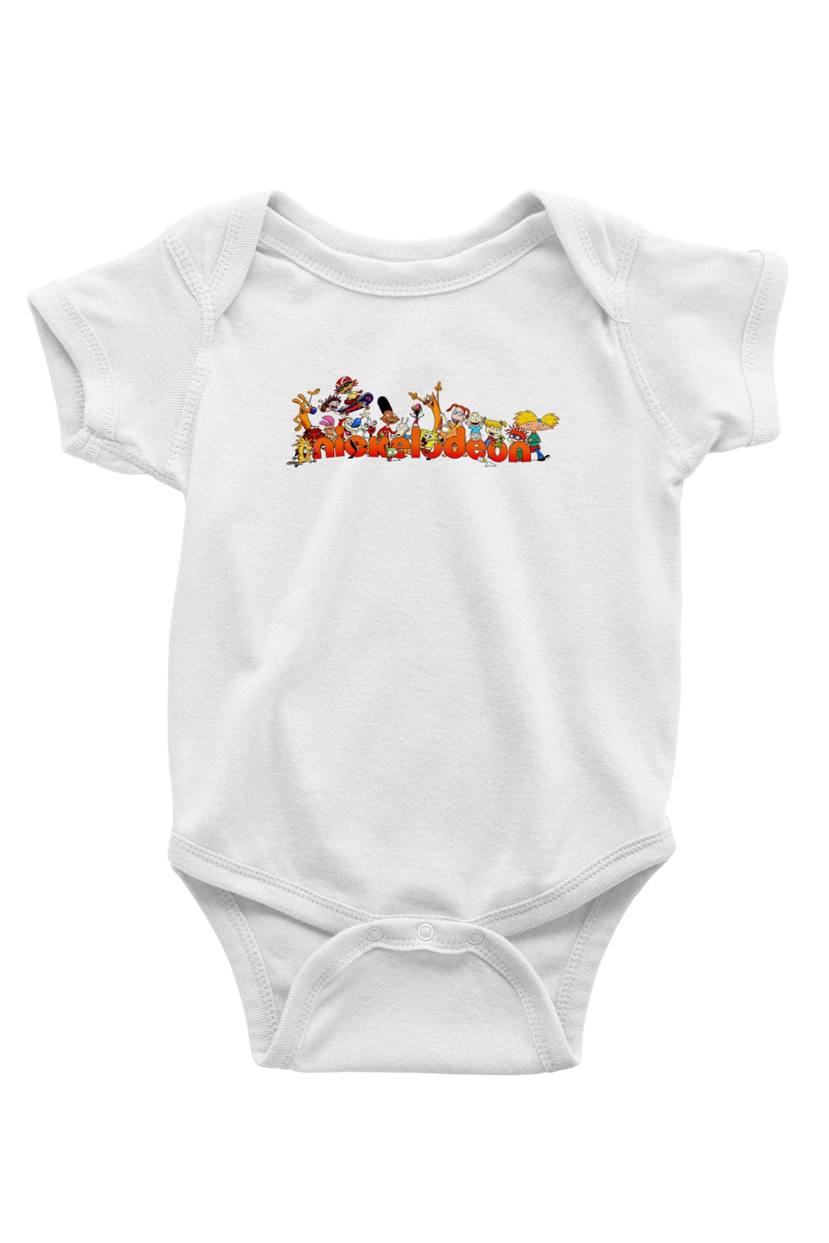 Nickelodeon Beyaz Bebek Body - Zıbın