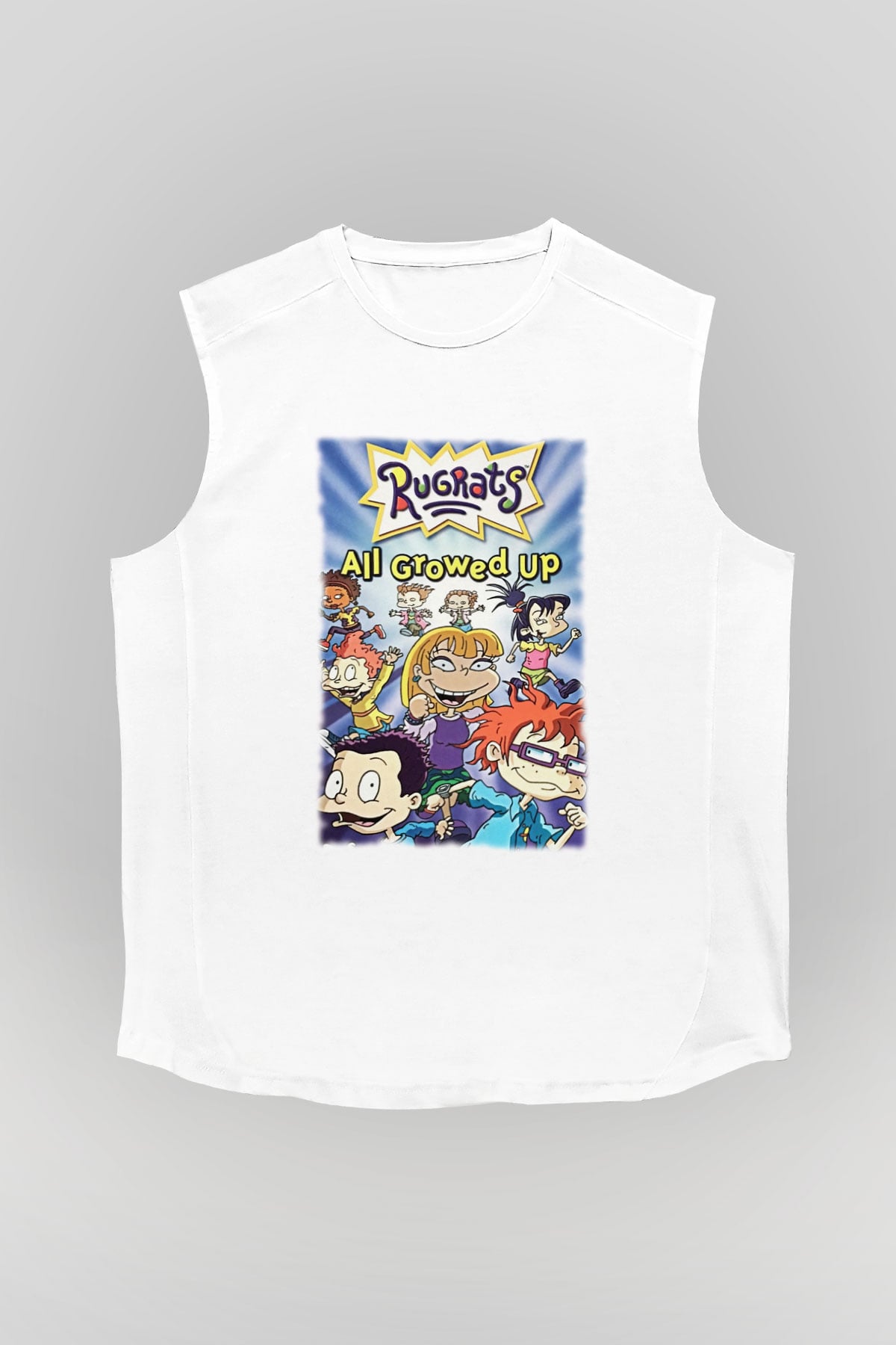 Nickelodeon Beyaz Unisex Kolsuz Tişört