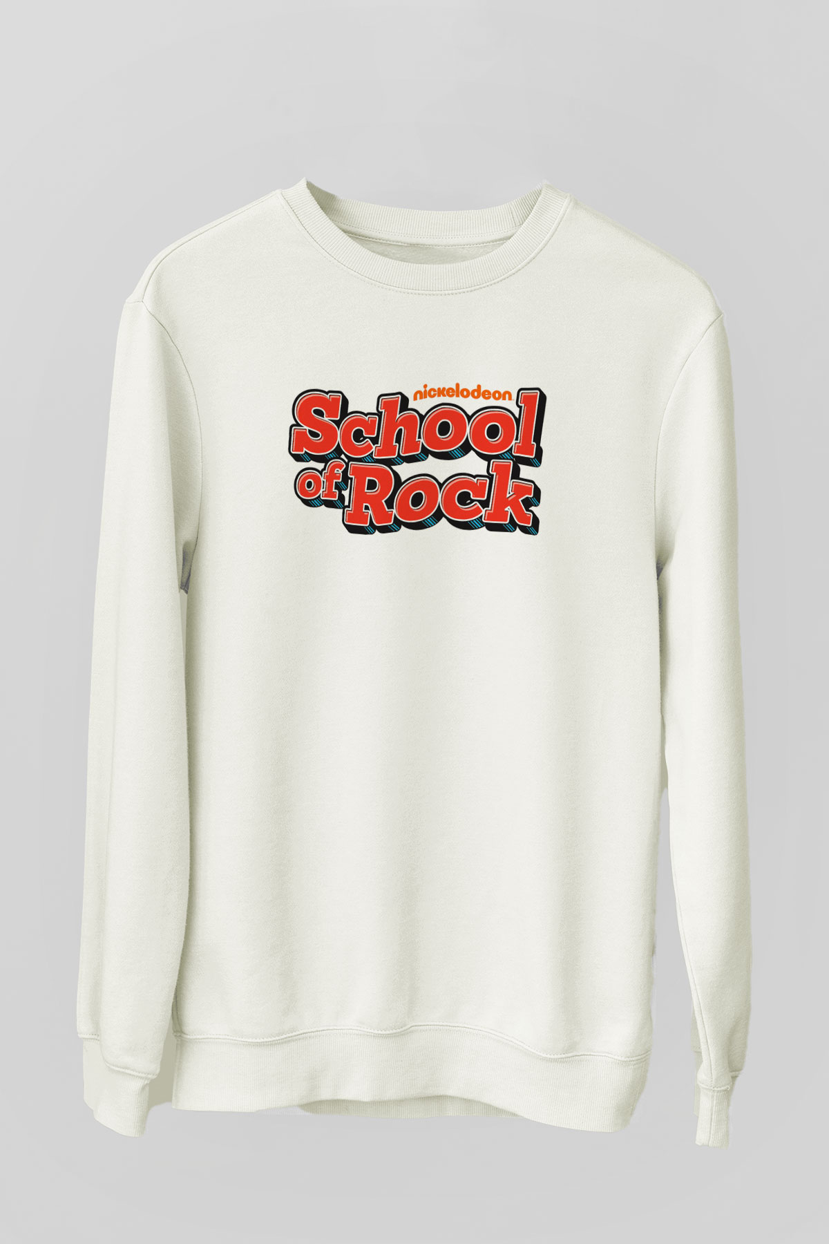 Nickelodeon Beyaz Unisex Sweatshirt