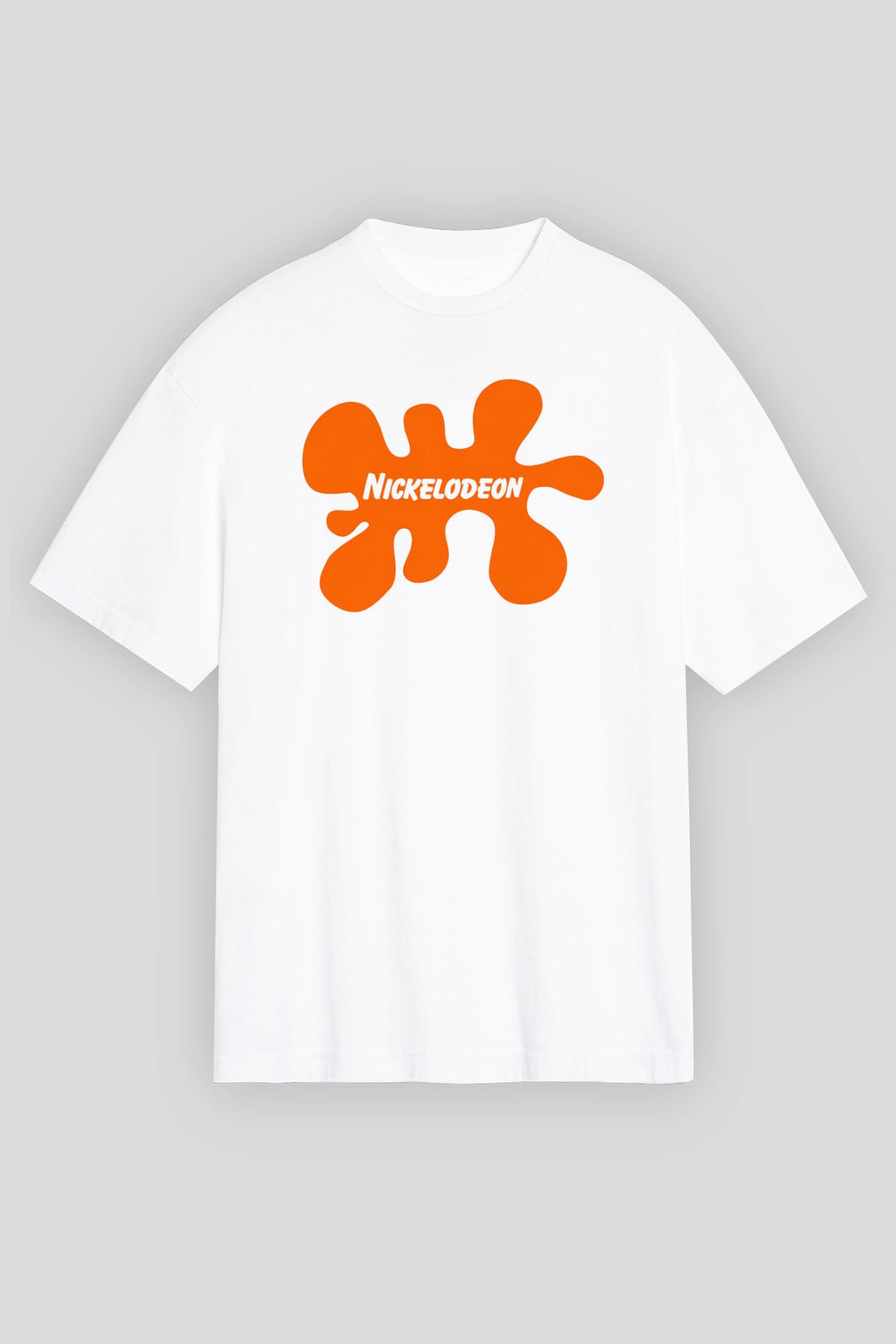 Nickelodeon Beyaz Oversize Tişört Oversize T-shirt