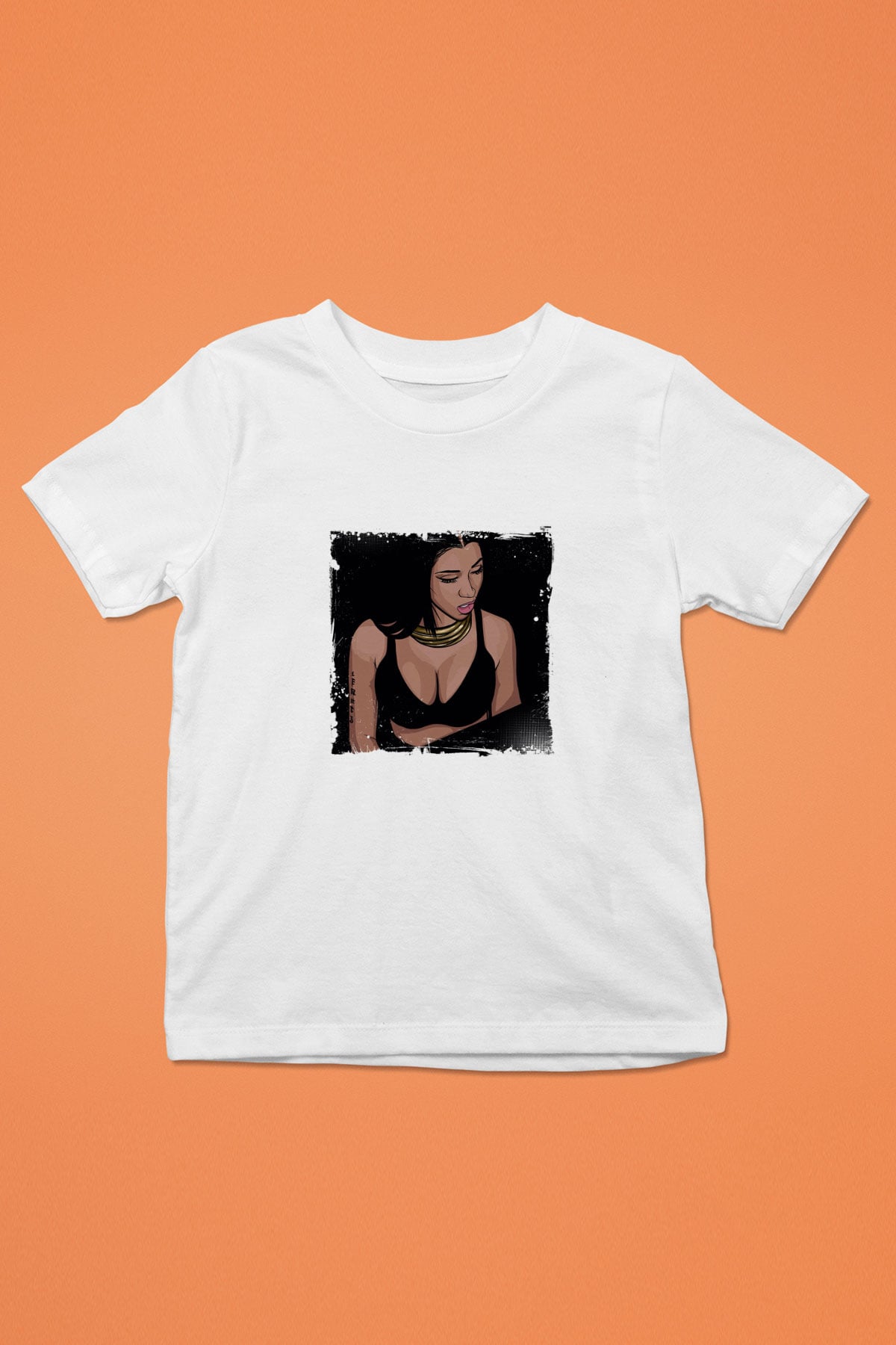 Nicki Minaj Baskılı Unisex Beyaz Çocuk Tişört