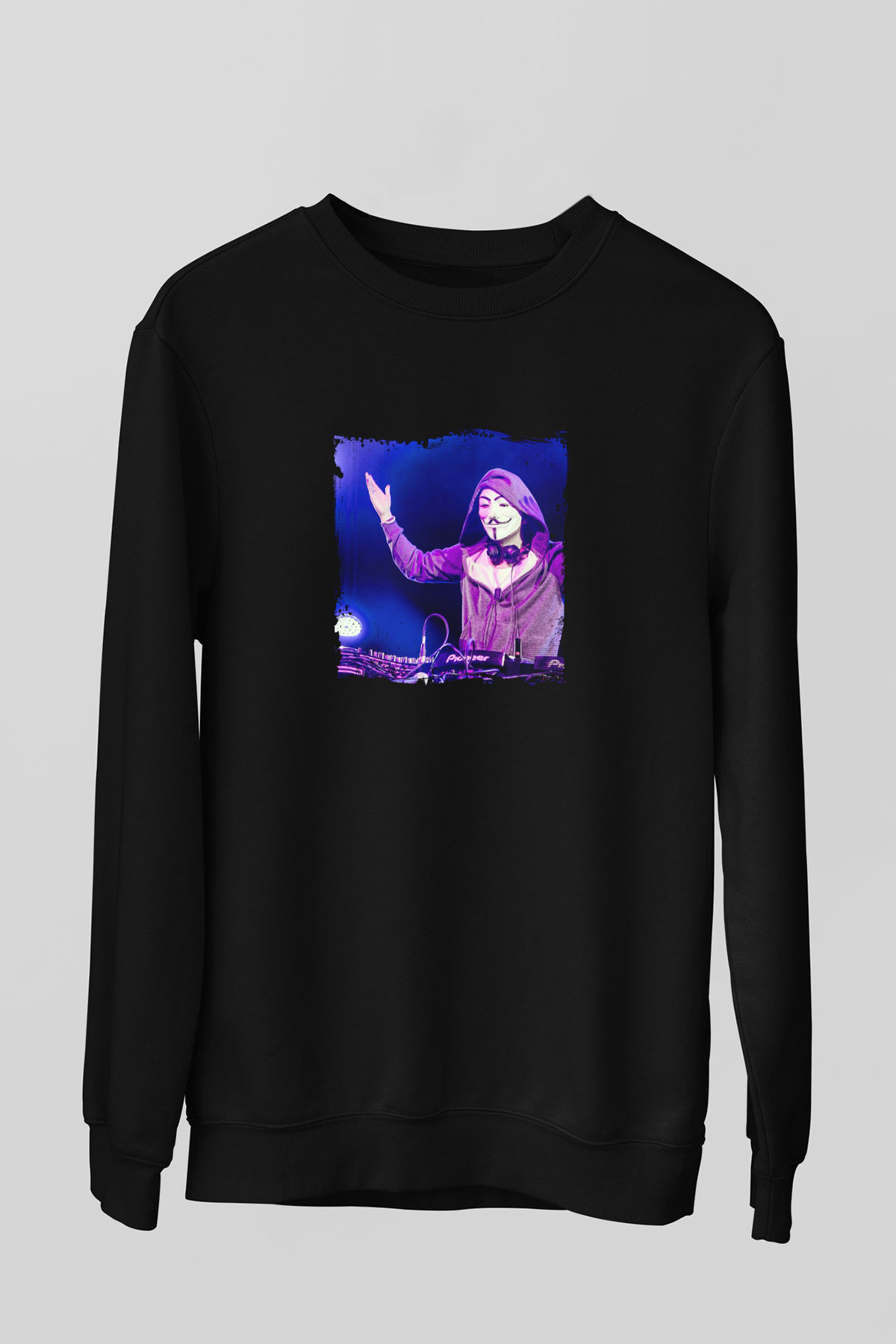 Nicky Romero Baskılı Unisex Siyah Sweatshirt