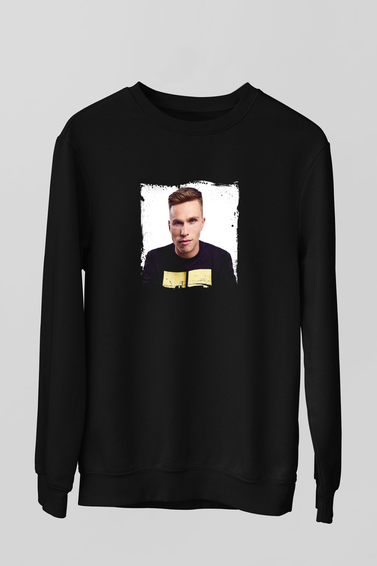 Nicky Romero Baskılı Unisex Siyah Sweatshirt
