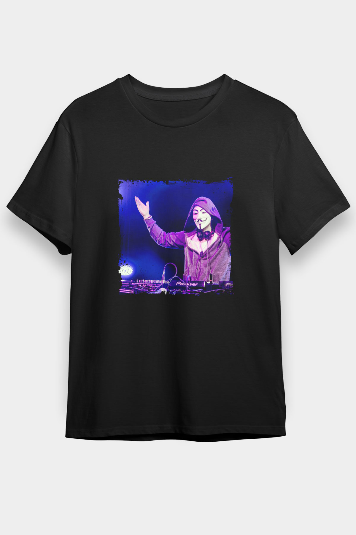 Nicky Romero Baskılı Unisex Siyah Tişört