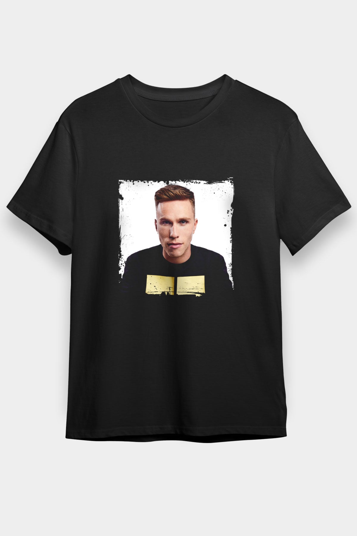 Nicky Romero Baskılı Unisex Siyah Tişört