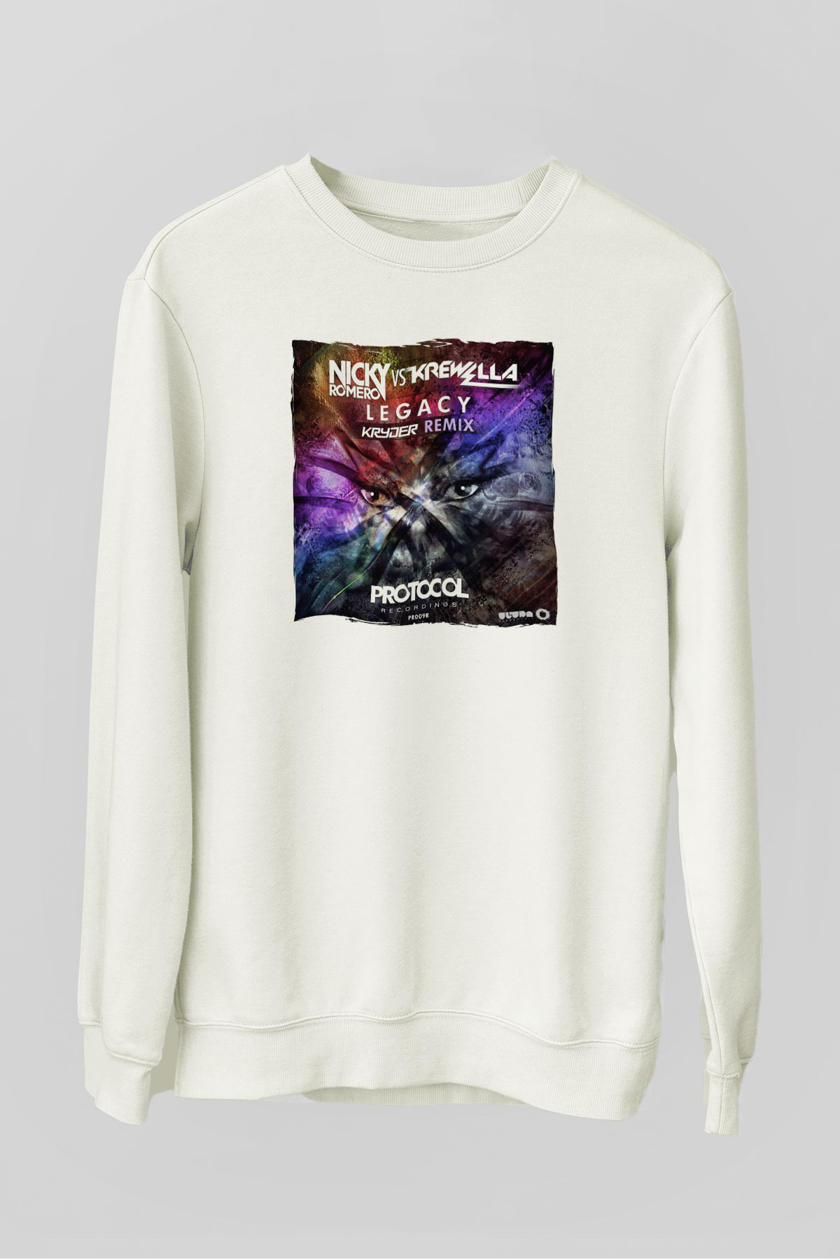 Nicky Romero Beyaz Unisex Sweatshirt