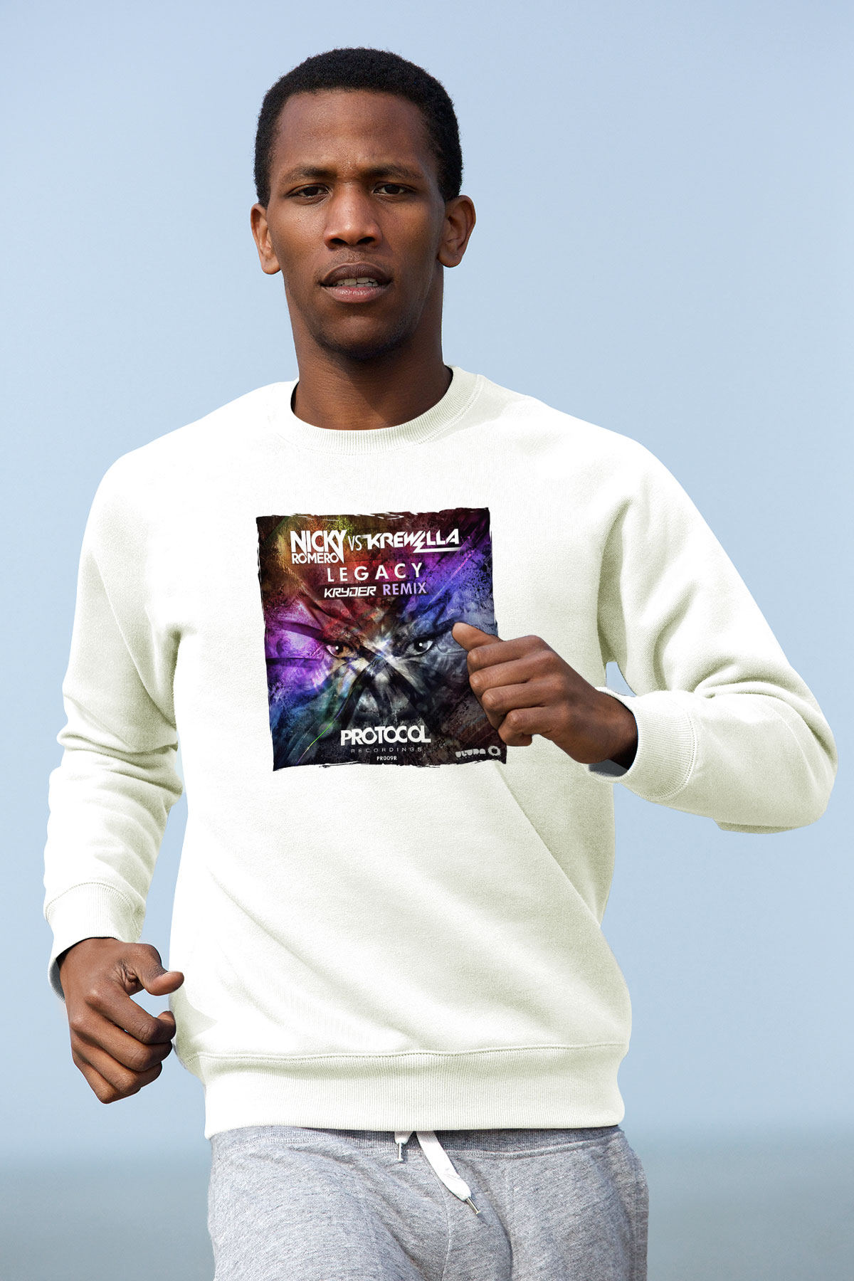 Nicky Romero Beyaz Unisex Sweatshirt
