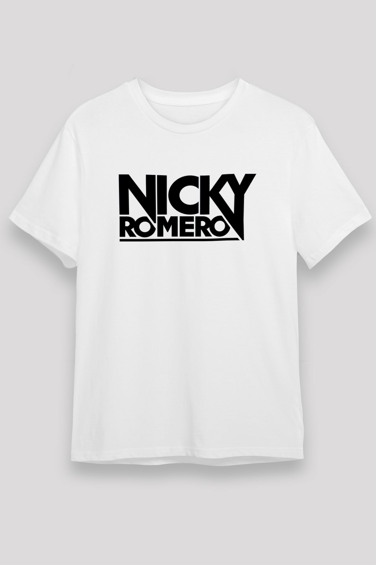 Nicky Romero Beyaz Unisex Tişört T-Shirt - TişörtFabrikası