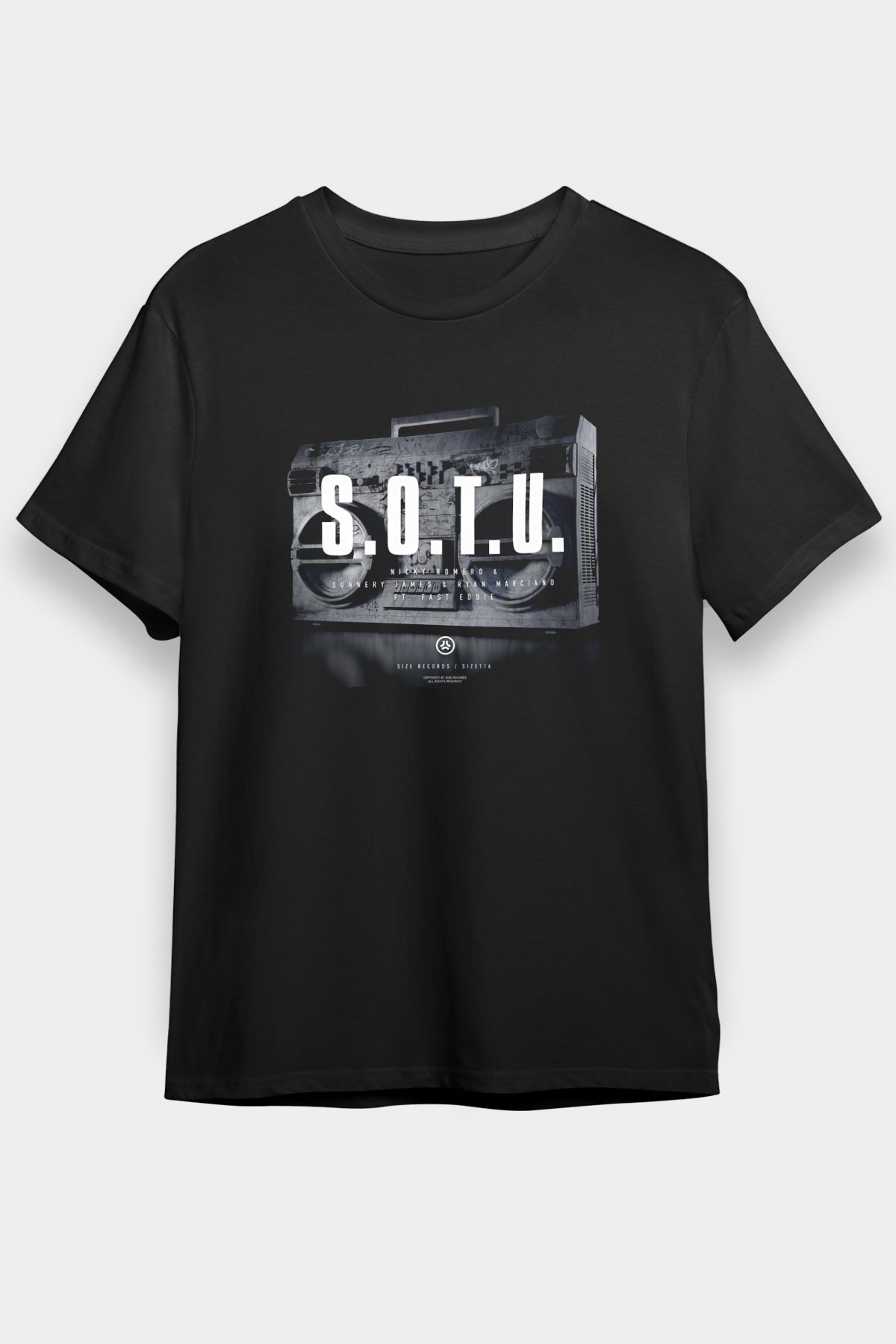 Nicky Romero Siyah Unisex Tişört T-Shirt - TişörtFabrikası