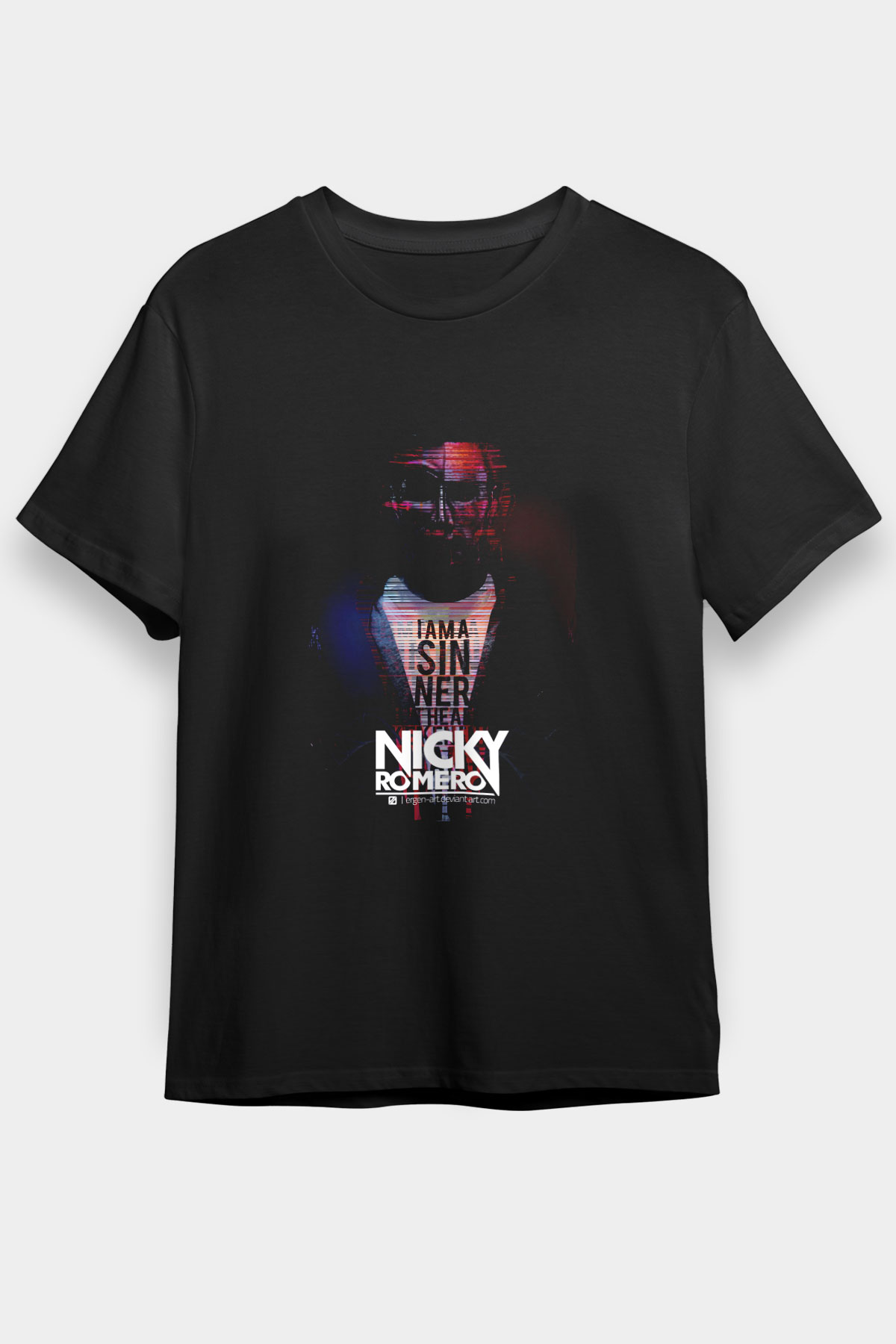Nicky Romero Siyah Unisex Tişört T-Shirt - TişörtFabrikası