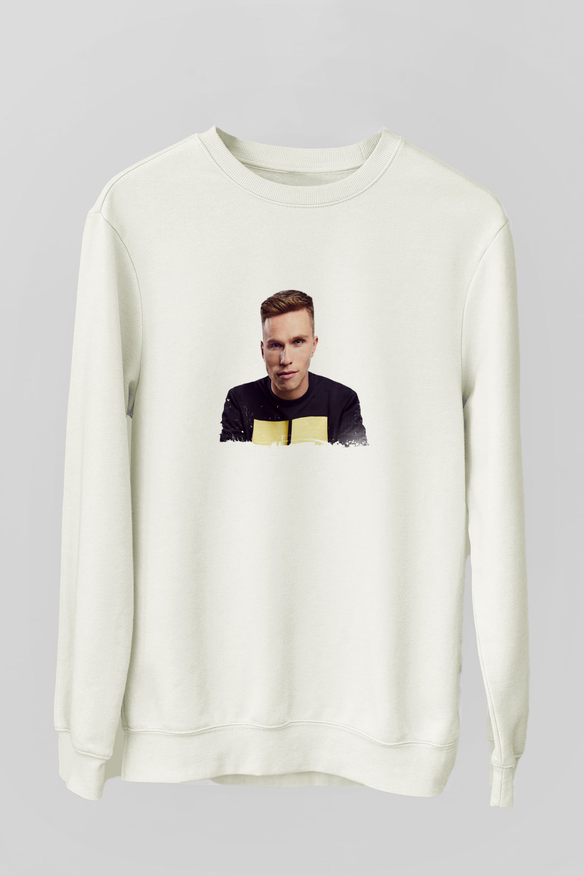 Nicky RomeroBaskılı Beyaz Sweatshirt