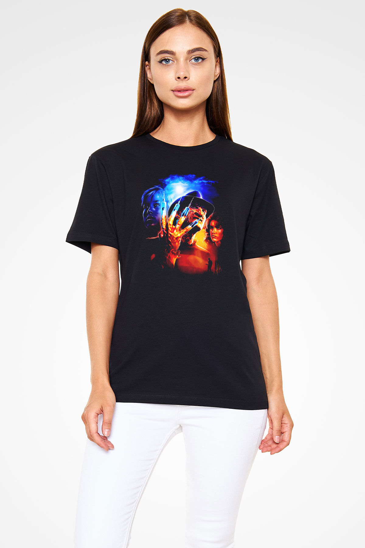 Nightmare on Elm Street Elm Sokağı Siyah Unisex Tişört