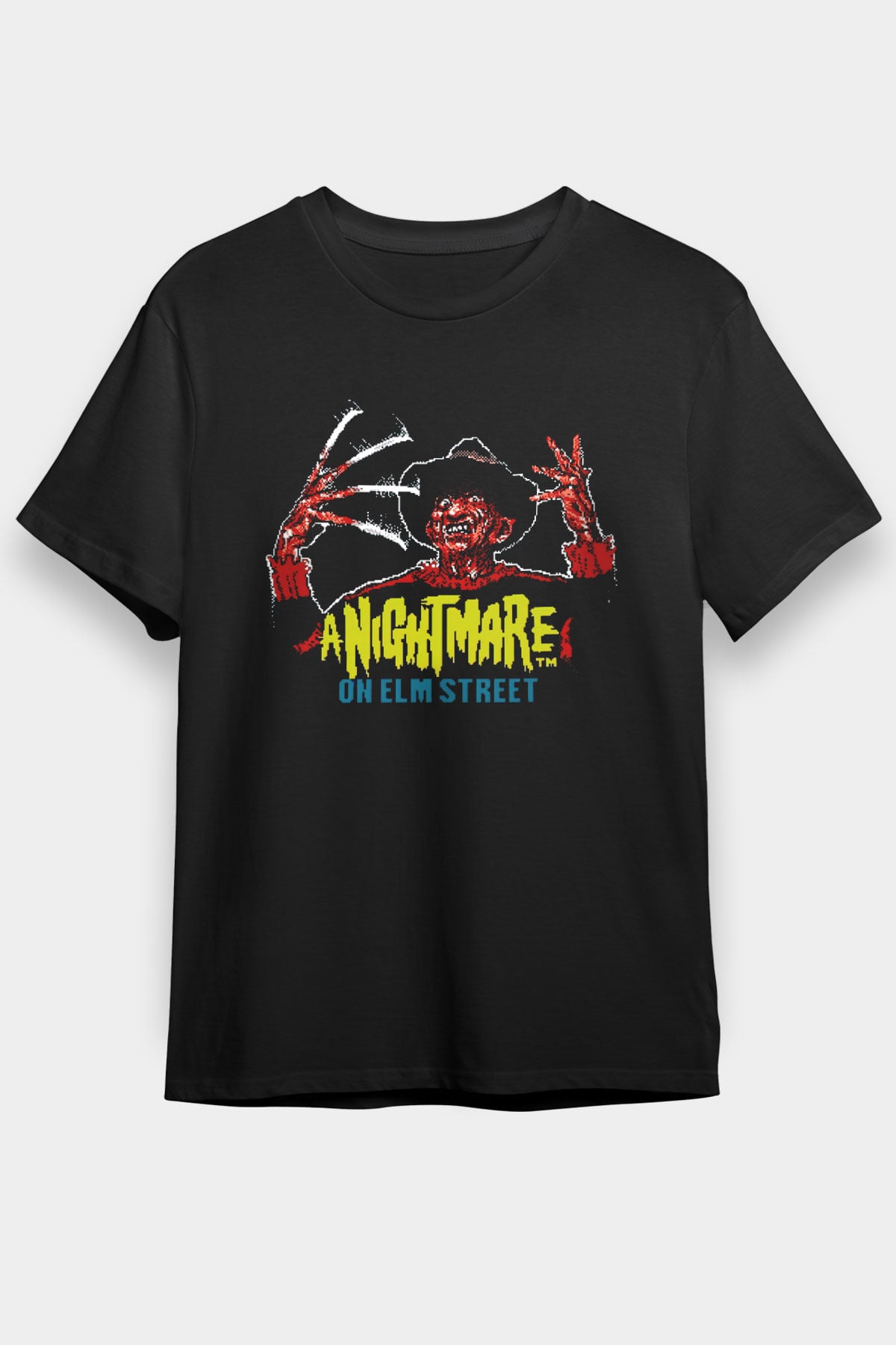 Nightmare on Elm Street Elm Sokağı Siyah Unisex Tişört