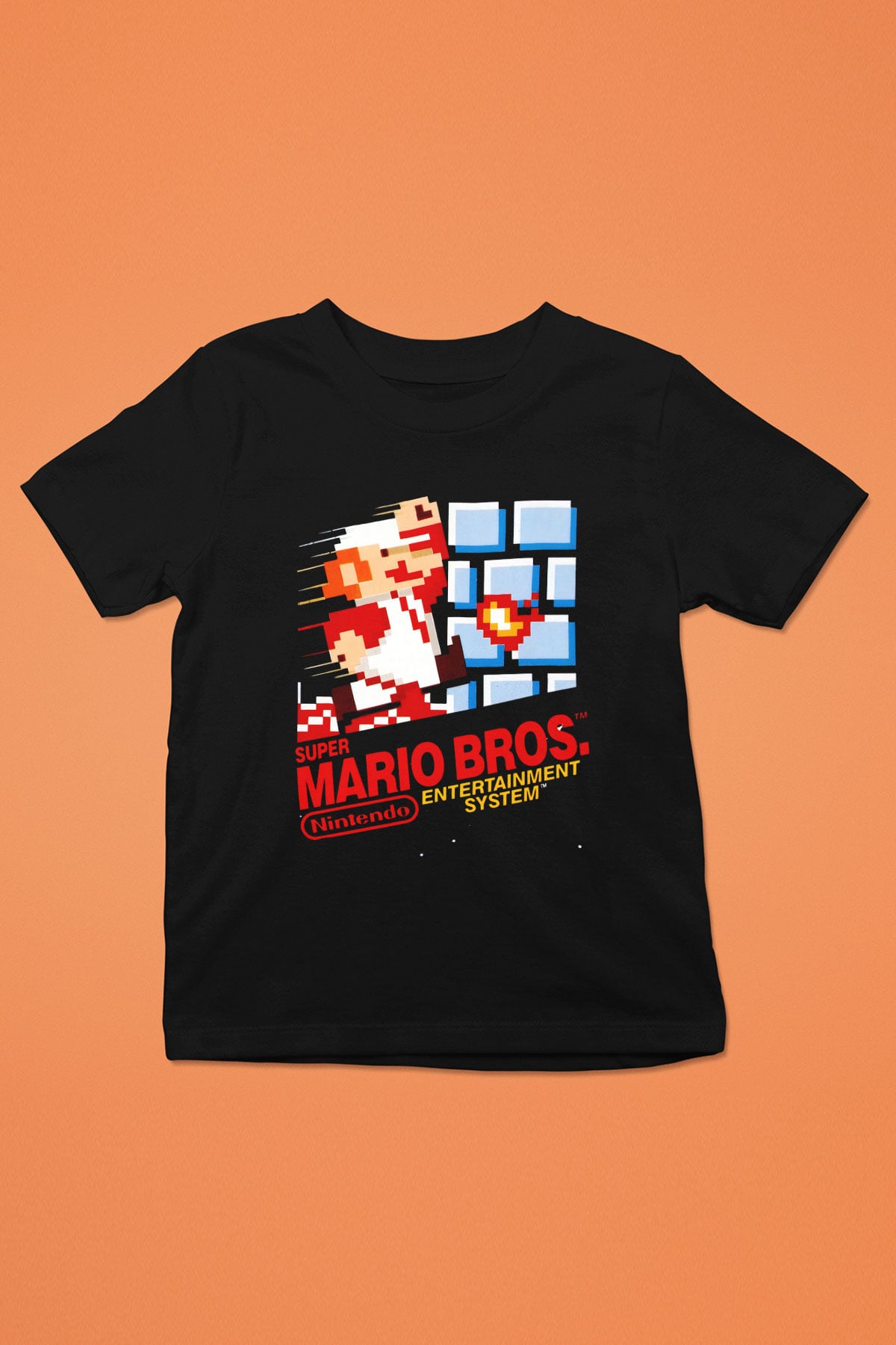 Nintendo Siyah Unisex Çocuk Tişört