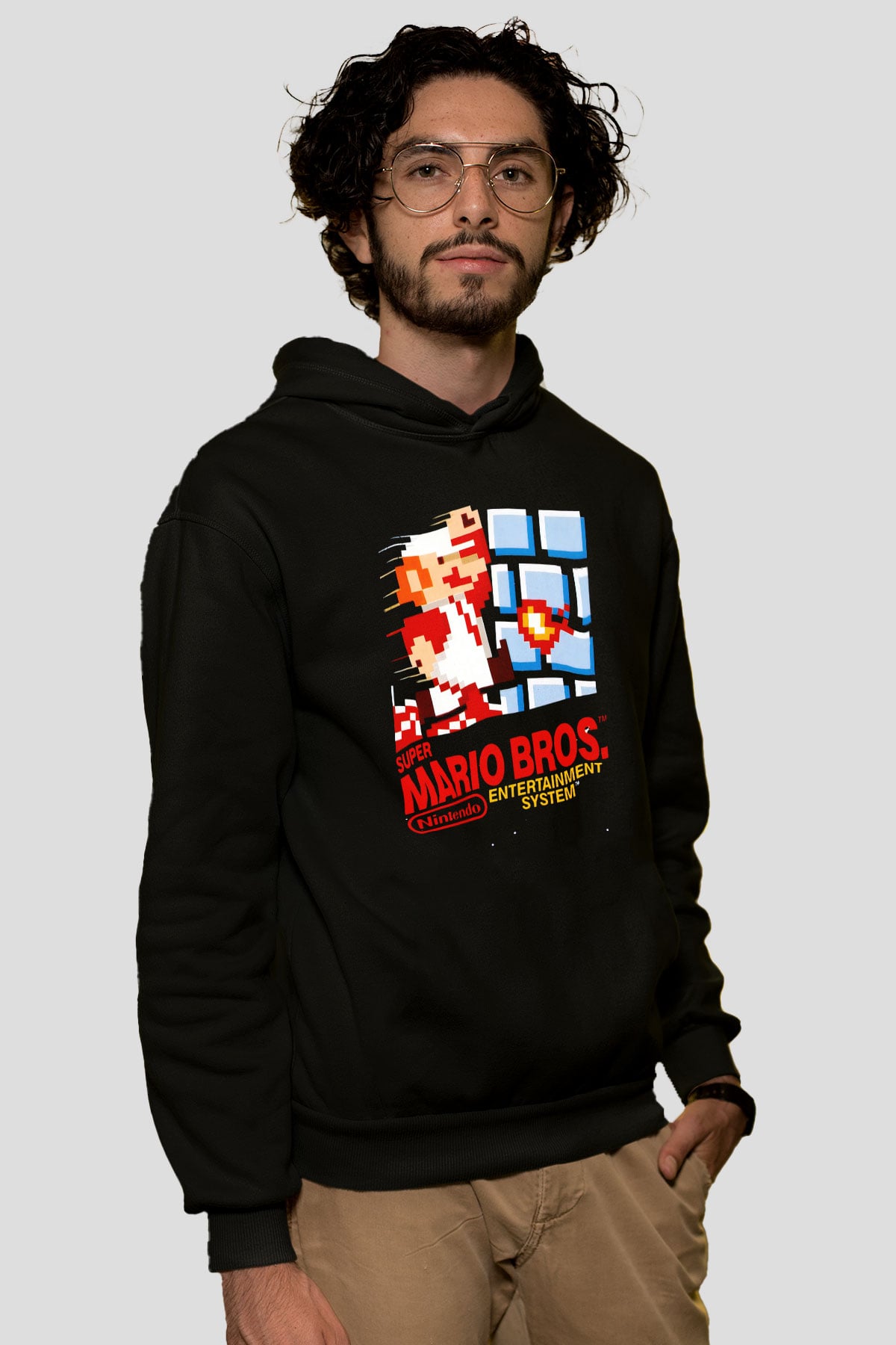 Nintendo Siyah Unisex Hoodie