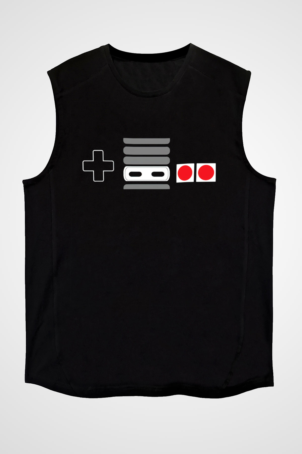 Nintendo Siyah Unisex Kolsuz Tişört