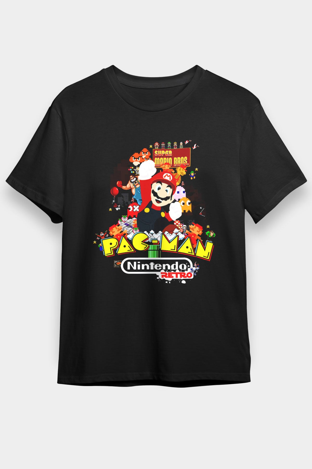 Nintendo Siyah Unisex Tişört