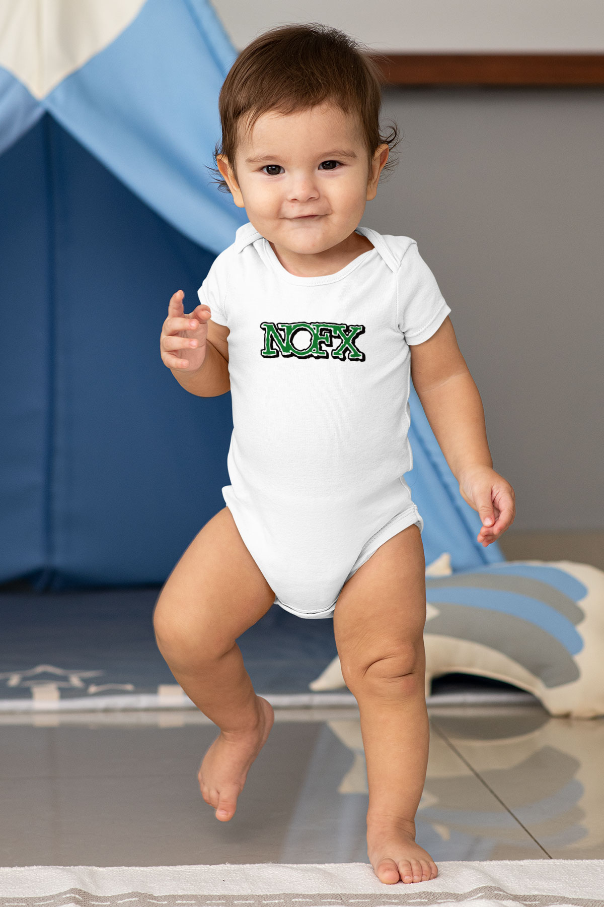 NOFX Beyaz Bebek Body - Zıbın