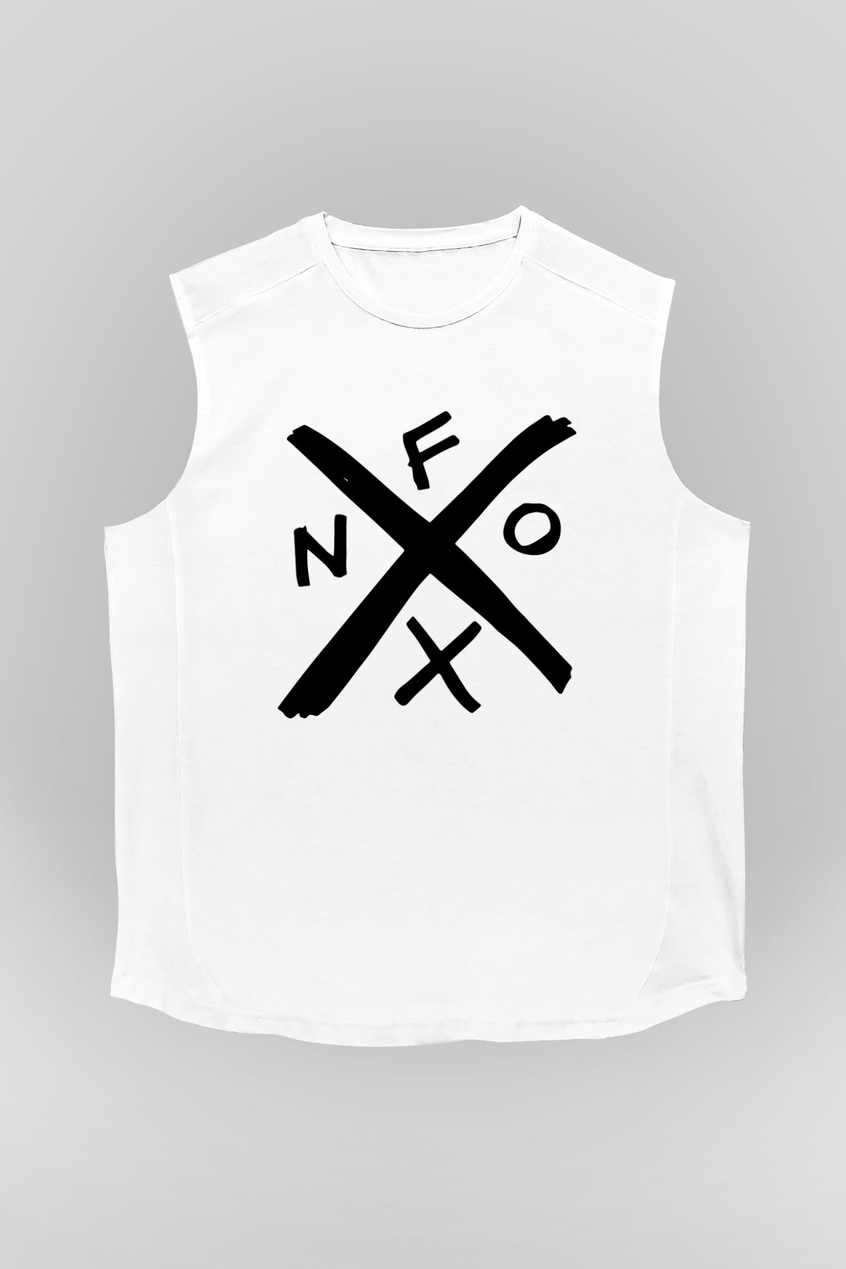 NOFX Beyaz Unisex Kolsuz Tişört