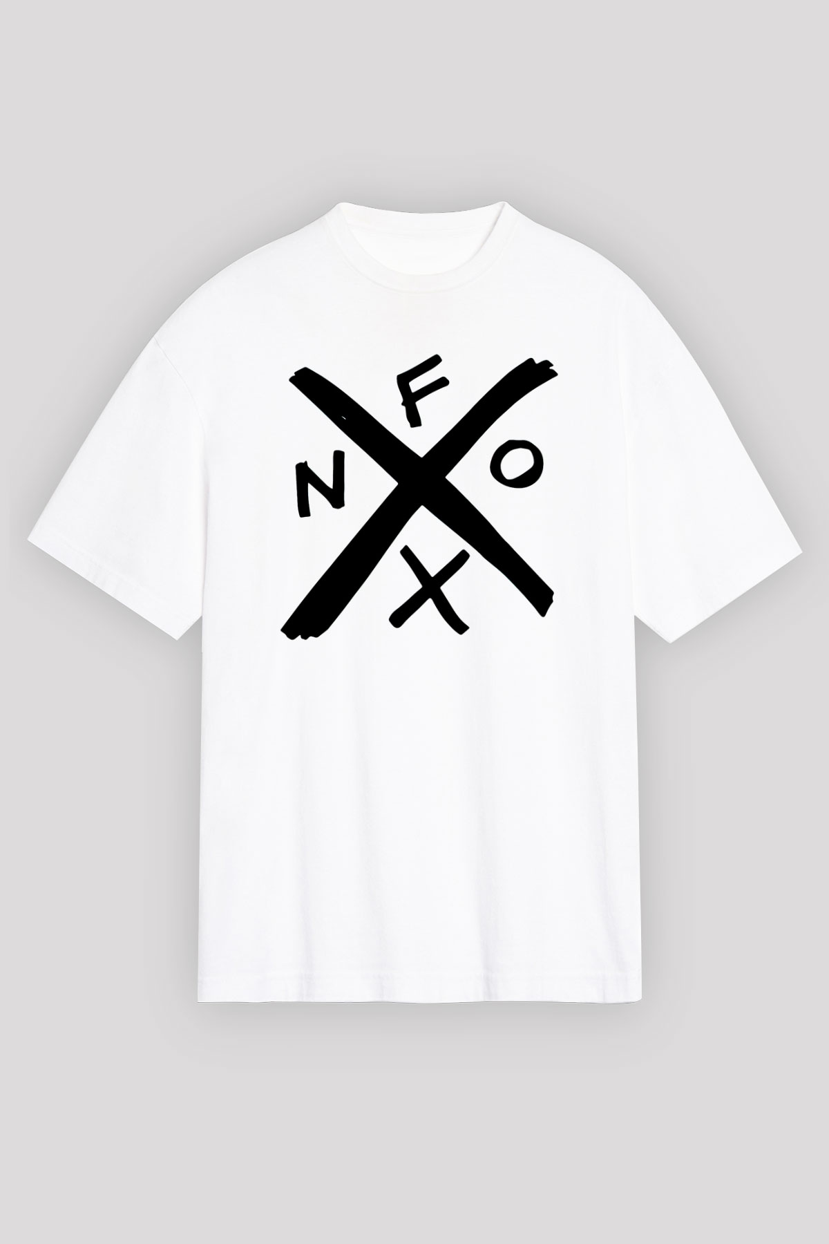 NOFX Beyaz Unisex Oversize Tişört T-Shirt