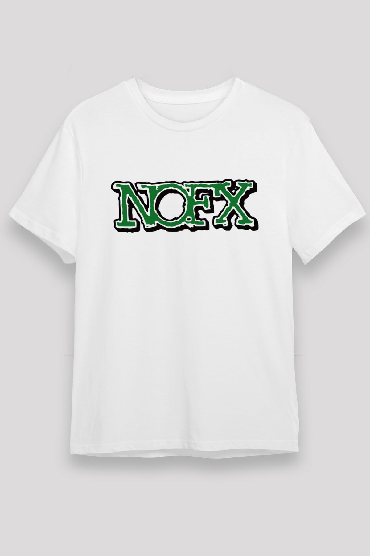NOFX Beyaz Unisex Tişört T-Shirt - TişörtFabrikası
