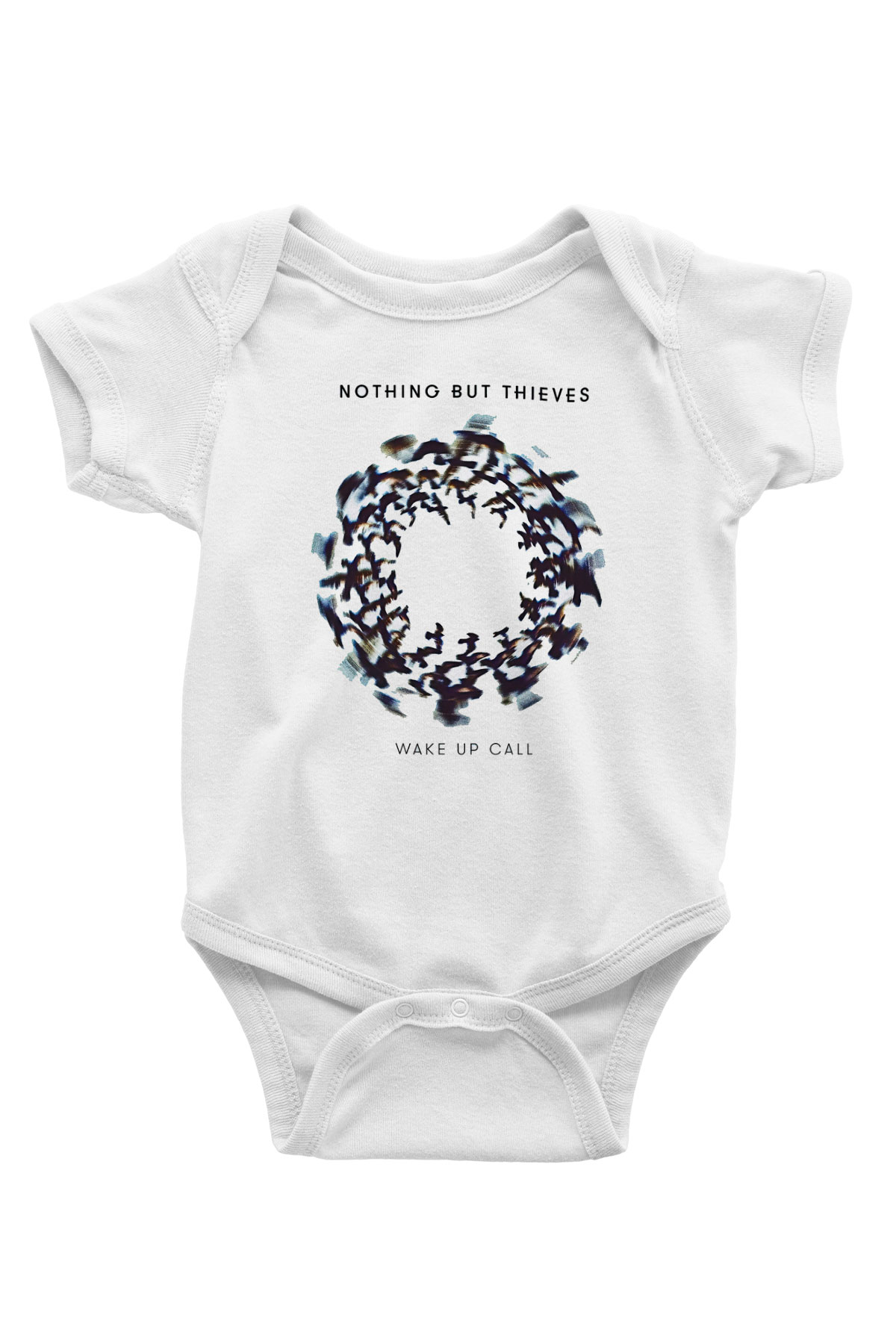 Nothing But Thieves Baskılı Beyaz Unisex Bebek Body - Zıbın