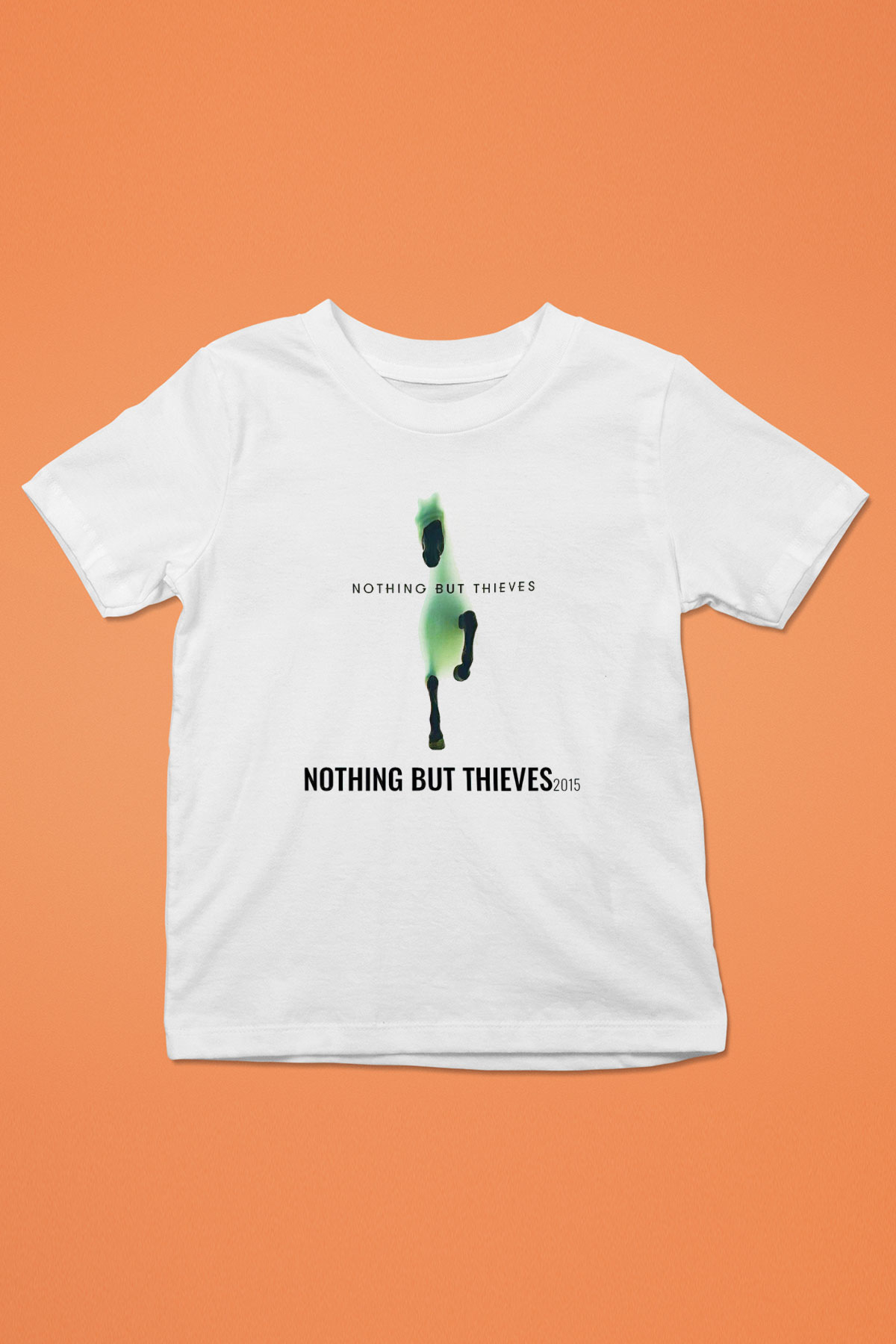 Nothing But Thieves Baskılı Beyaz Unisex Beyaz Çocuk Tişört - Tshirt