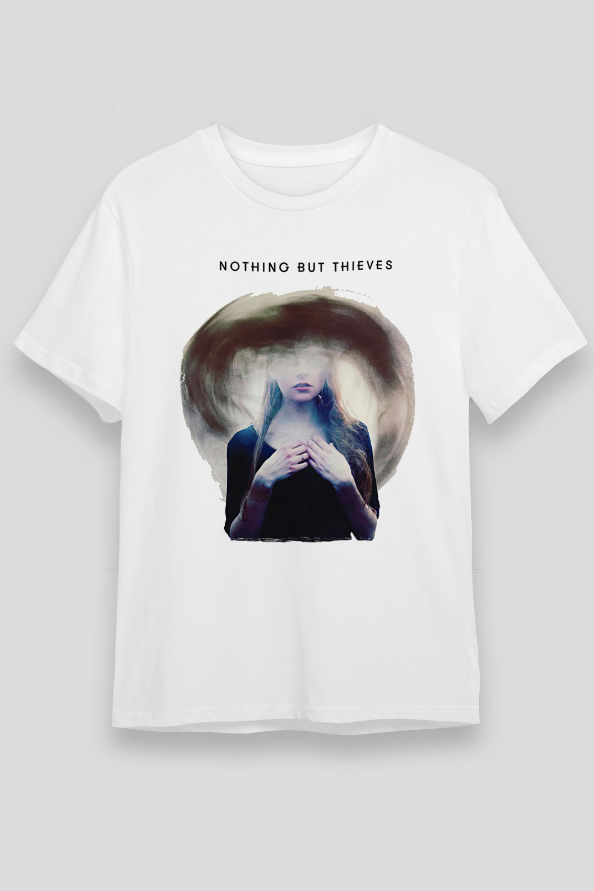Nothing But Thieves Baskılı Unisex Beyaz Tişört - Tshirt