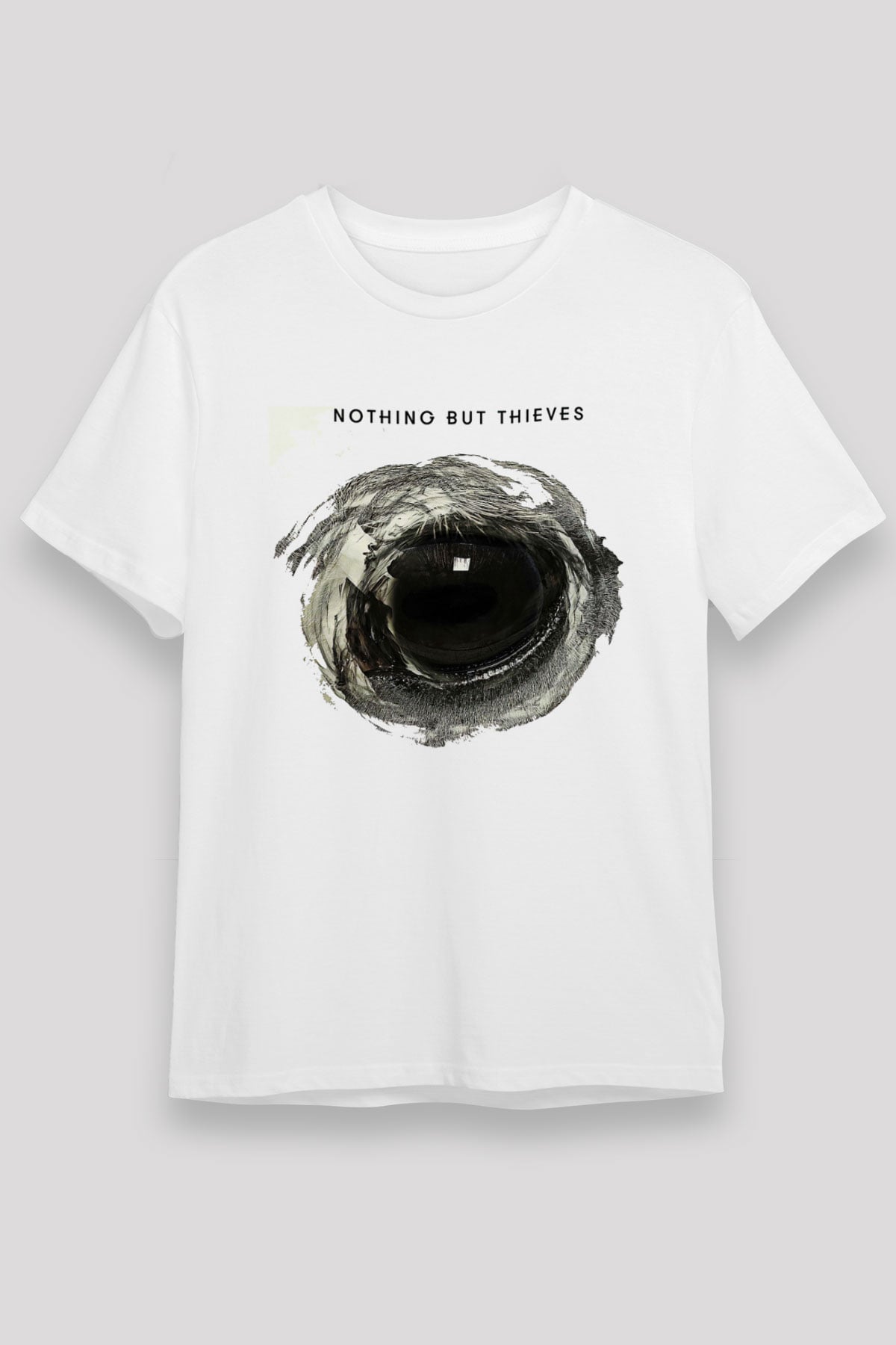 Nothing But Thieves Baskılı Unisex Beyaz Tişört - Tshirt