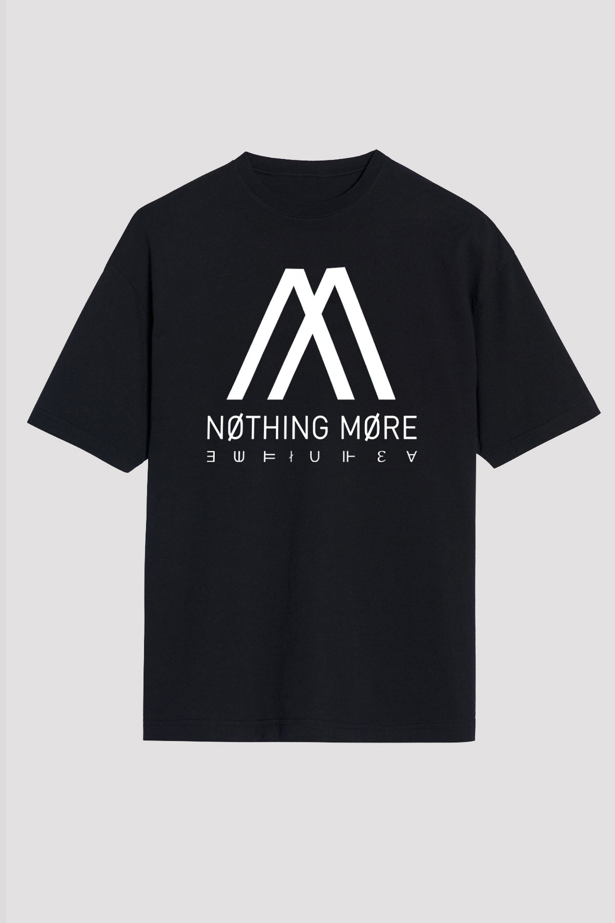 Nothing More Siyah Unisex Oversize Tişört T-Shirt