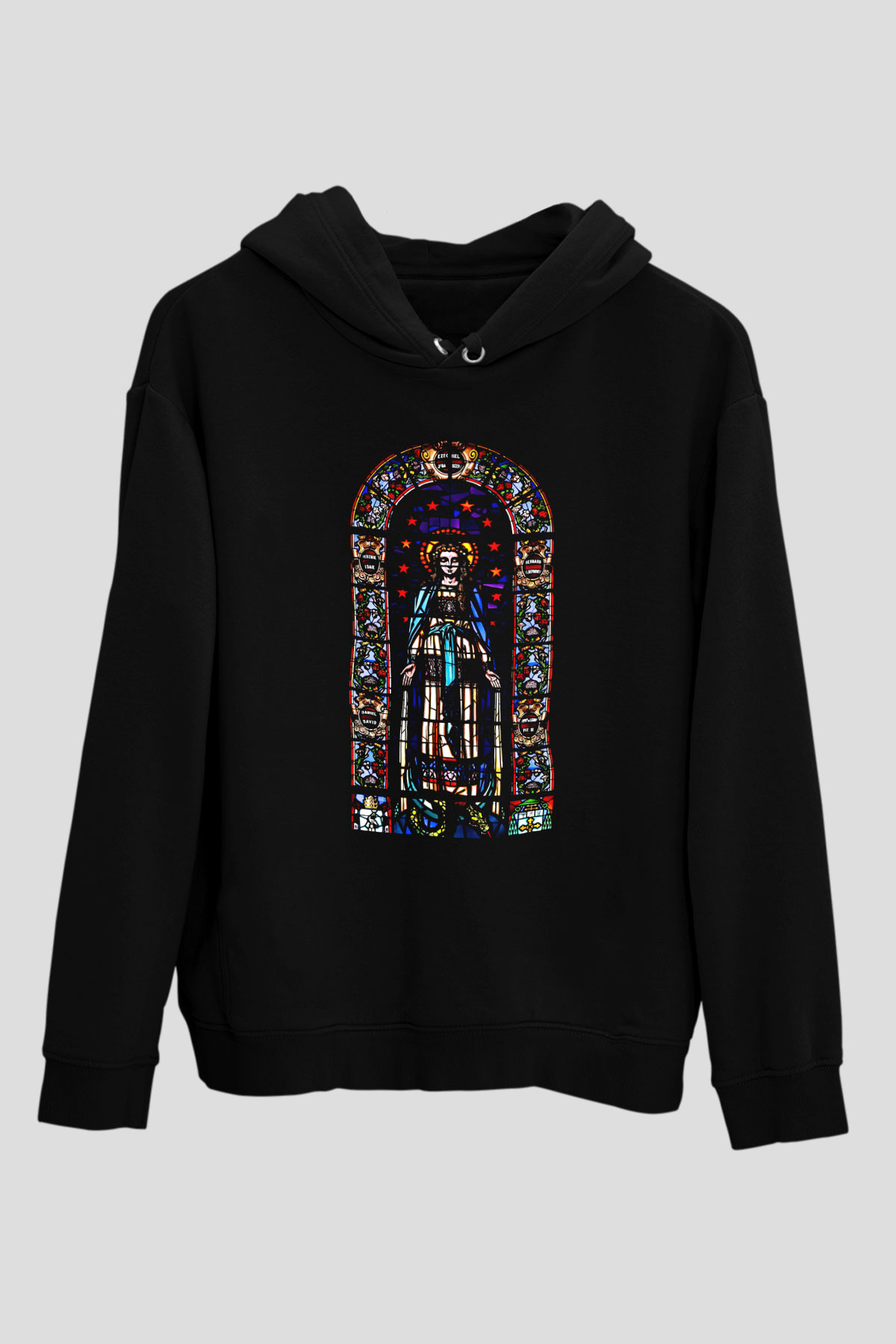 Notre Dame Katedrali Siyah Unisex Hoodie