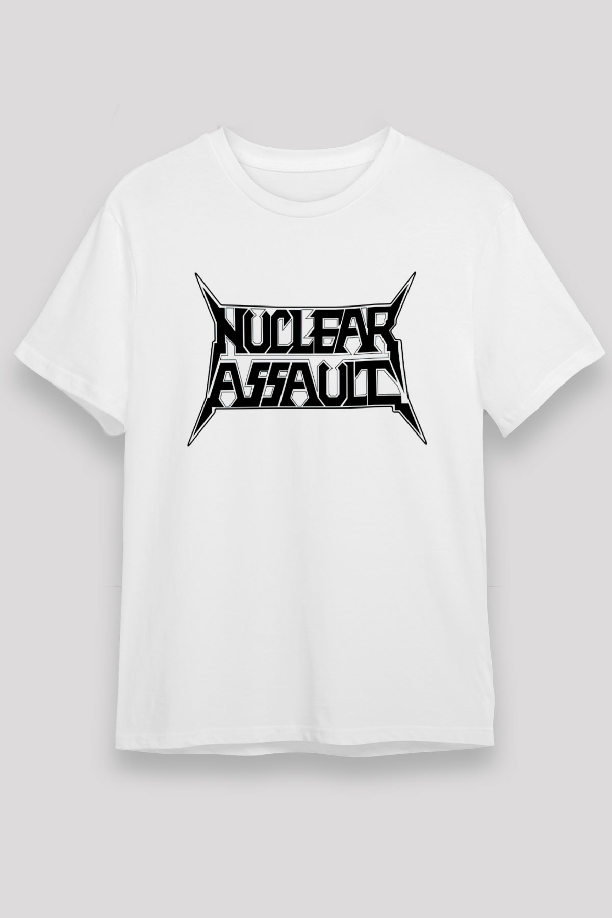 Nuclear Assault Beyaz Unisex Tişört T-Shirt - TişörtFabrikası