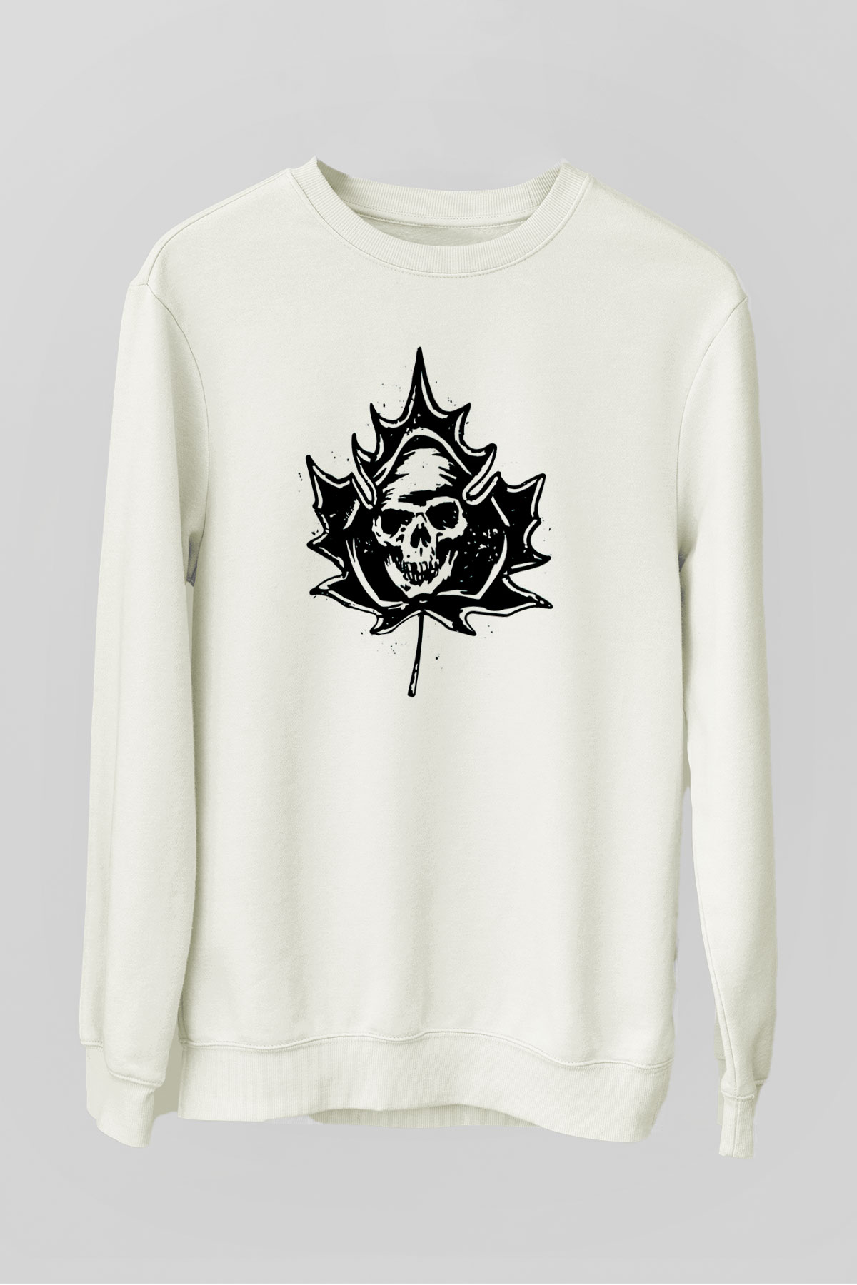 Obey the Brave Beyaz Unisex Sweatshirt