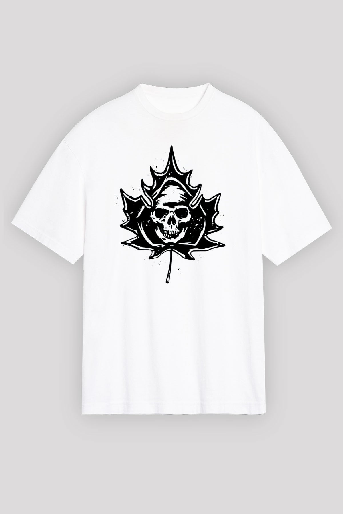 Obey the Brave Beyaz Oversize Tişört Oversize T-shirt - TişörtFabrikası