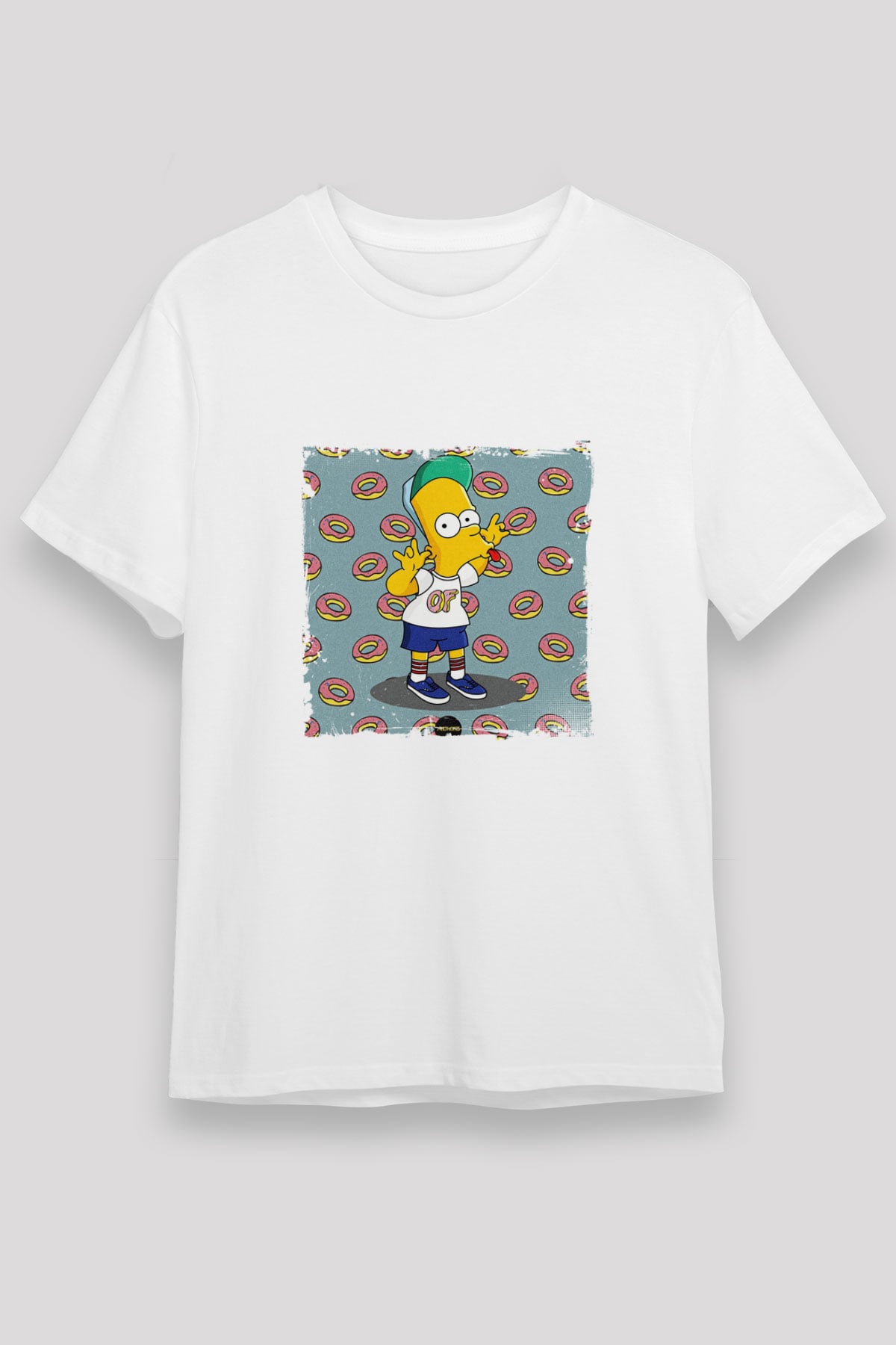 Odd Future Baskılı Unisex Beyaz Tişört