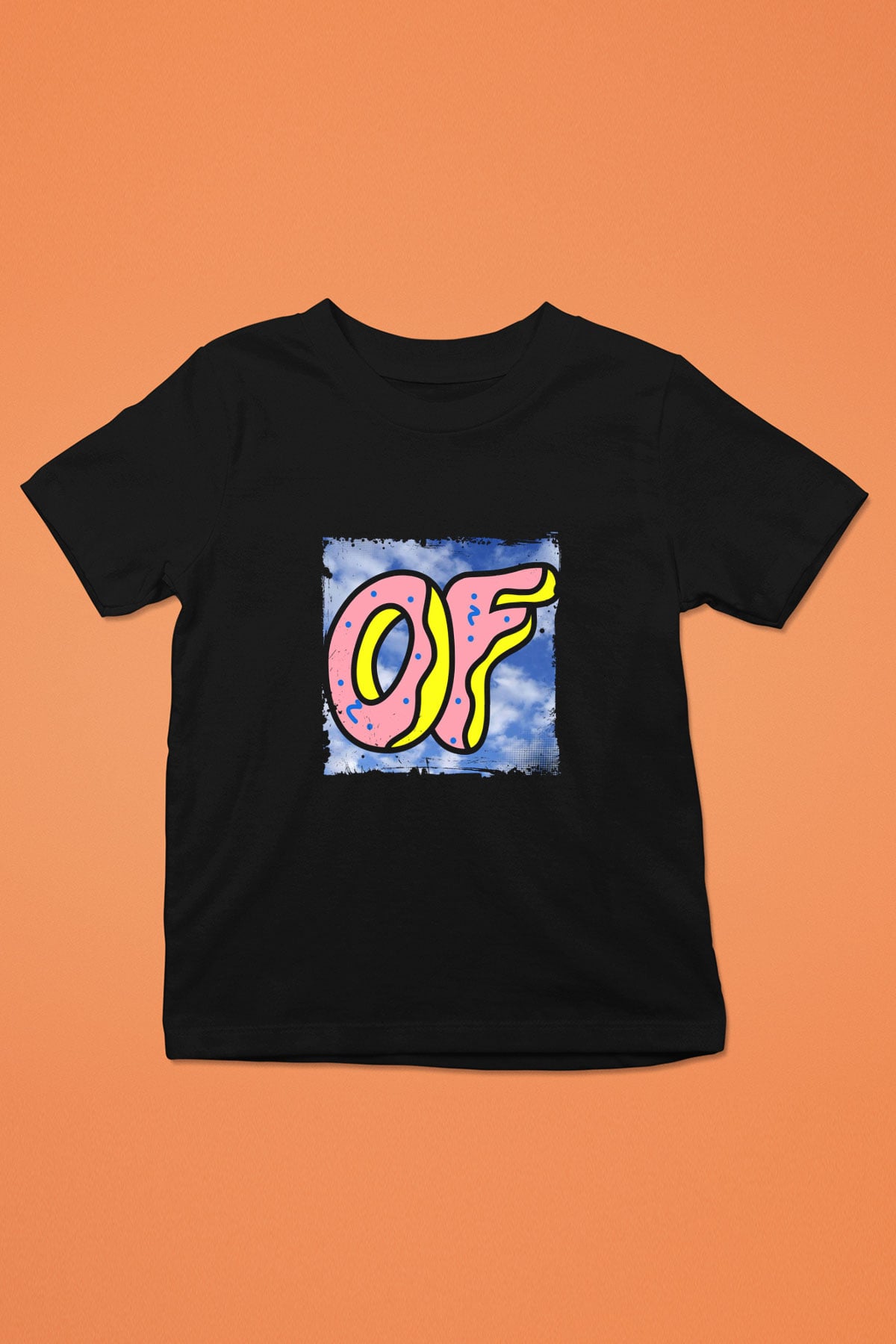 Odd Future Baskılı Unisex Siyah Çocuk Tişört