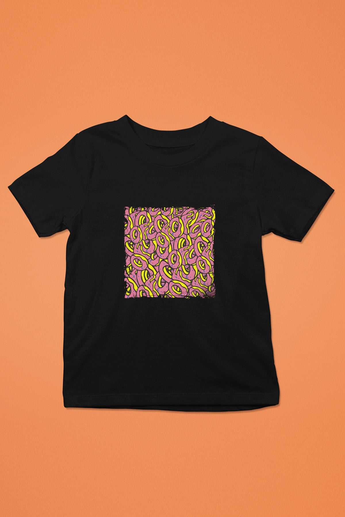 Odd Future Baskılı Unisex Siyah Çocuk Tişört
