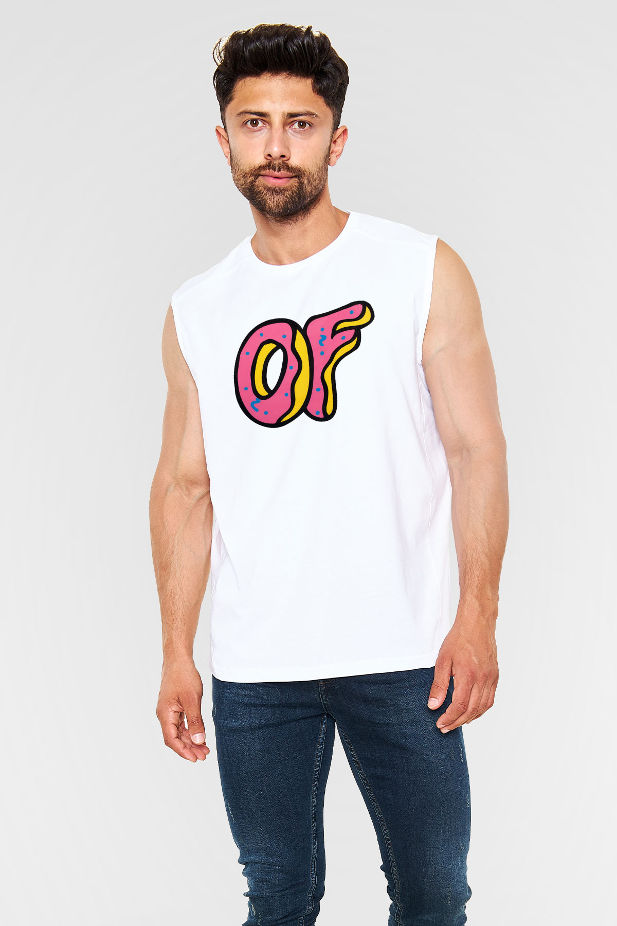 Odd Future Beyaz Unisex Kolsuz Tişört
