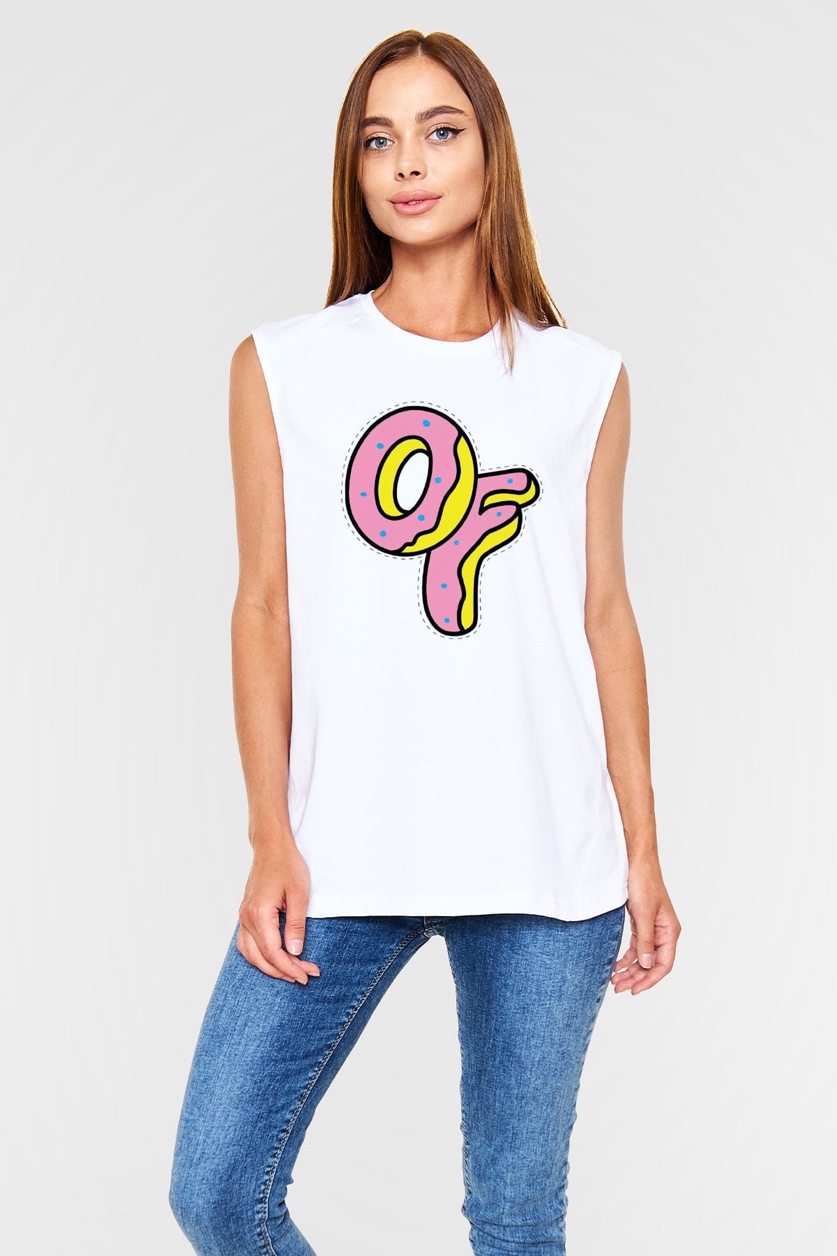Odd Future Beyaz Unisex Kolsuz Tişört