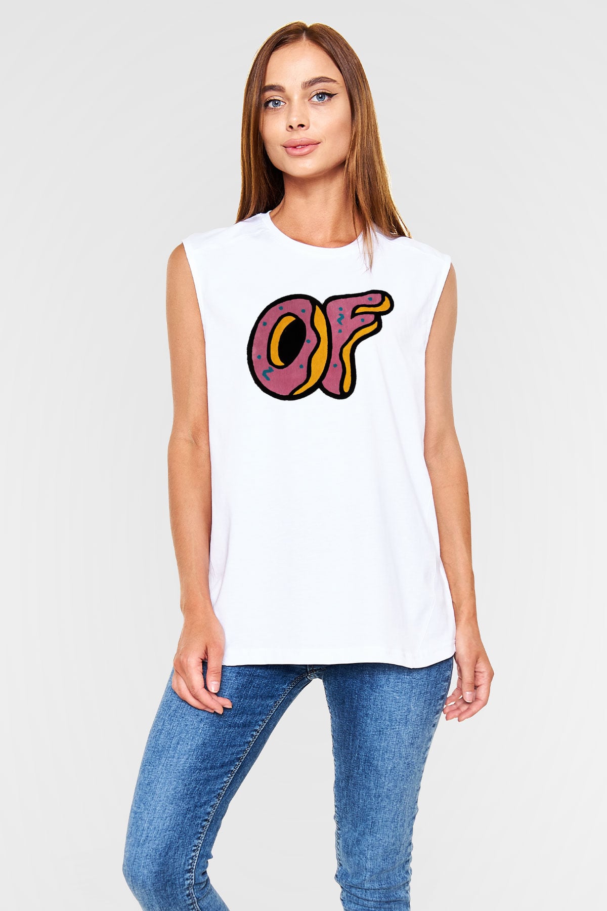 Odd Future Beyaz Unisex Kolsuz Tişört