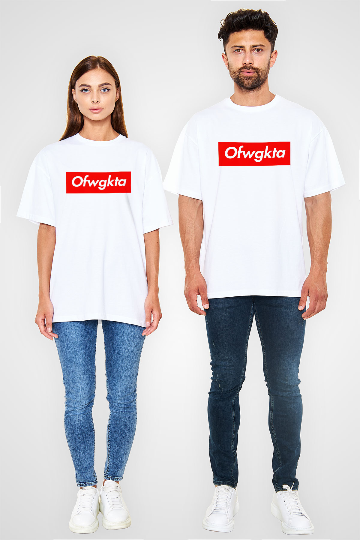 Odd Future Beyaz Unisex Oversize Tişört T-Shirt