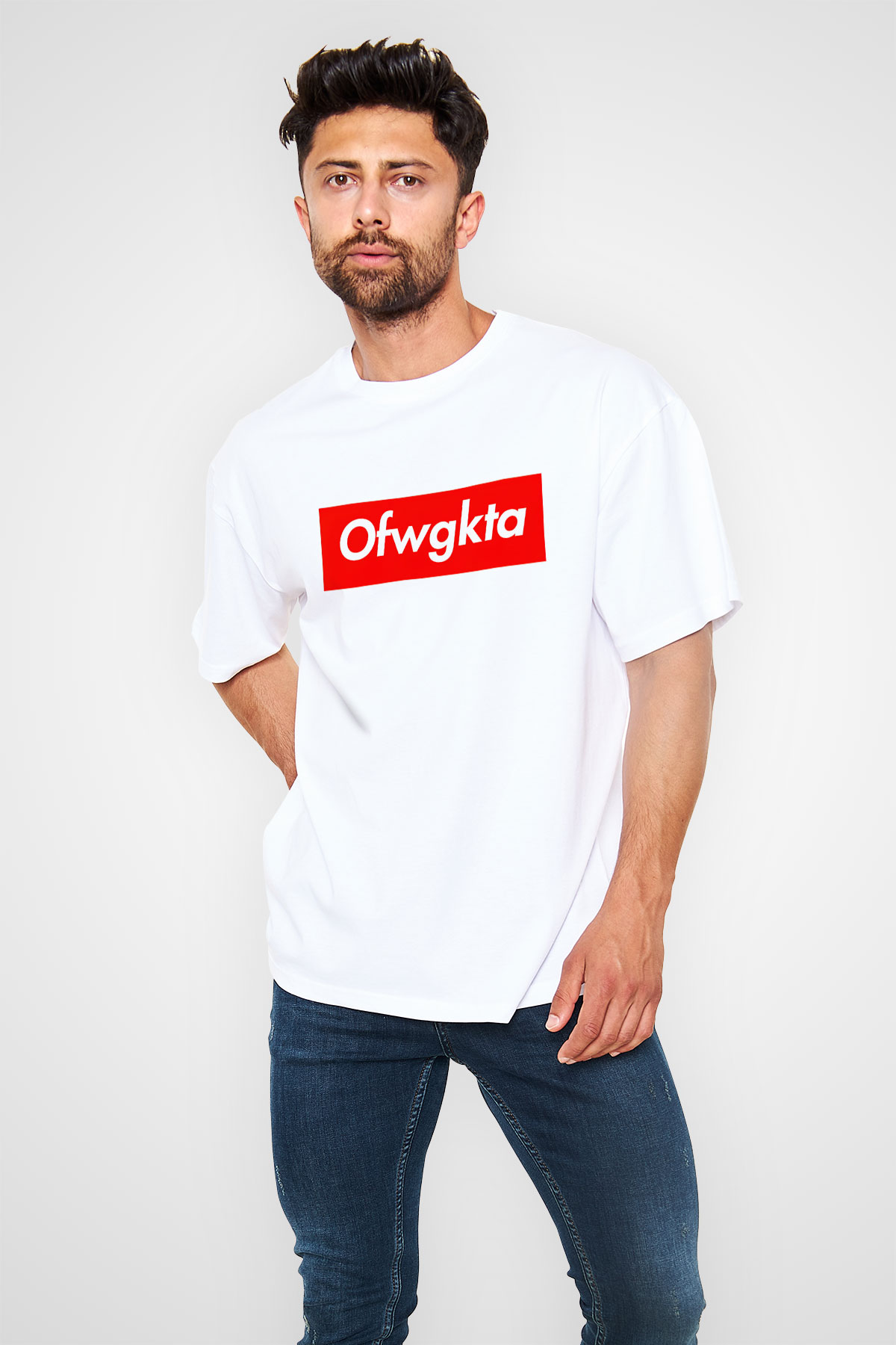 Odd Future Beyaz Unisex Oversize Tişört T-Shirt