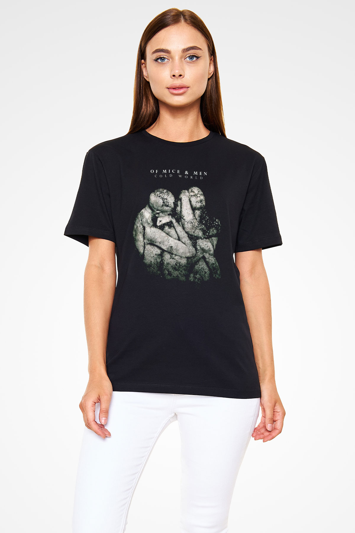 Of Mice and Men Siyah Unisex Tişört T-Shirt - TişörtFabrikası
