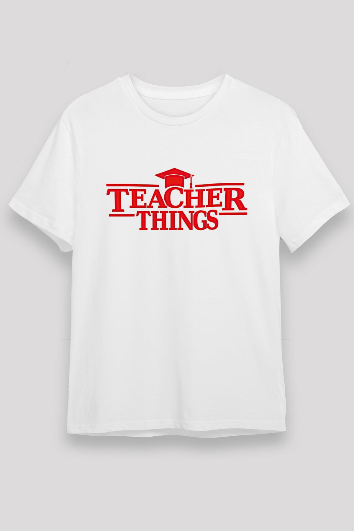 Öğretmenler Günü Baskılı Unisex Beyaz Tişört - Tshirt