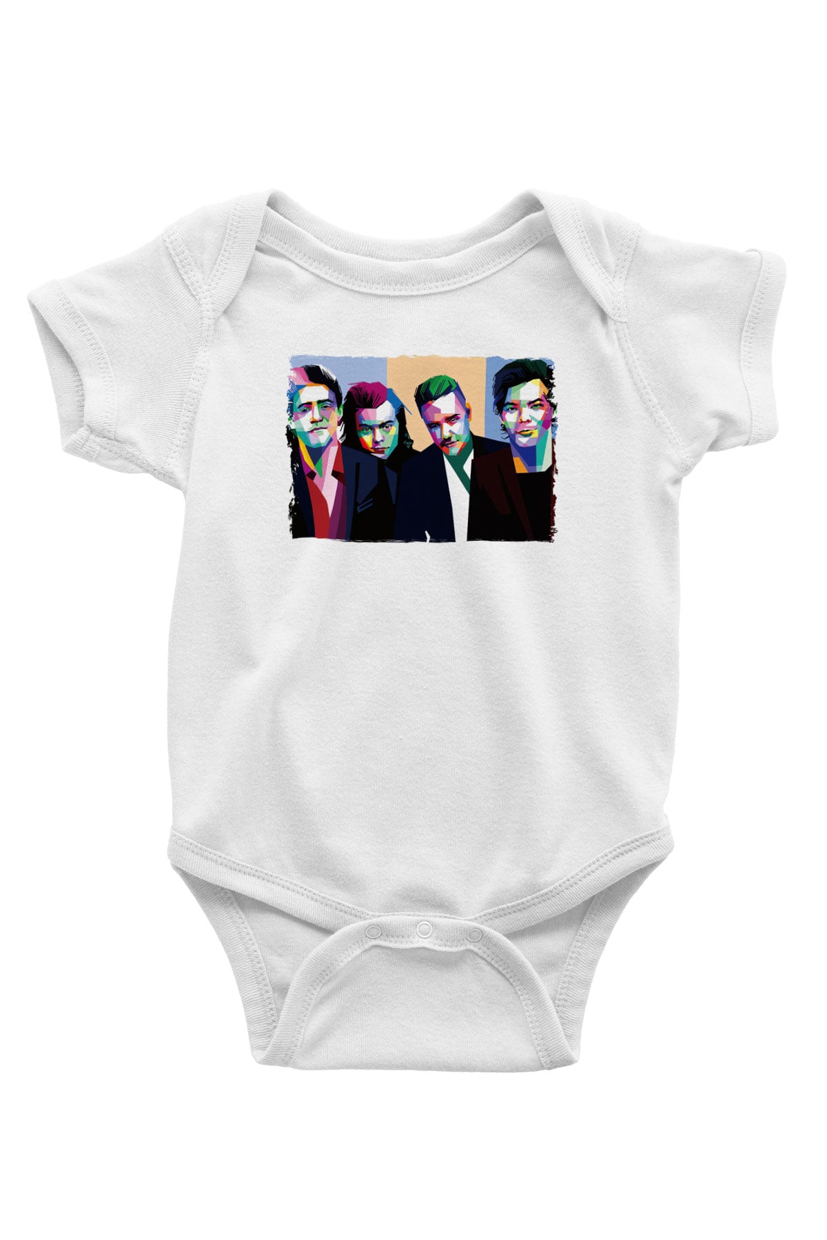 One Direction Beyaz Bebek Body - Zıbın
