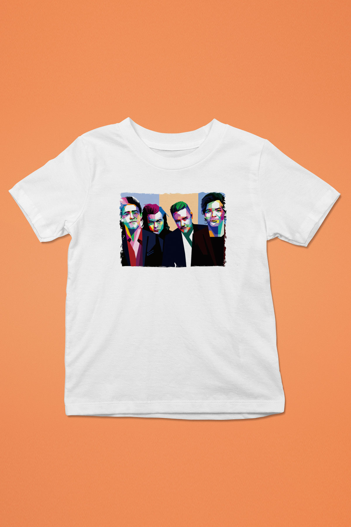One Direction Beyaz Unisex Çocuk Tişört