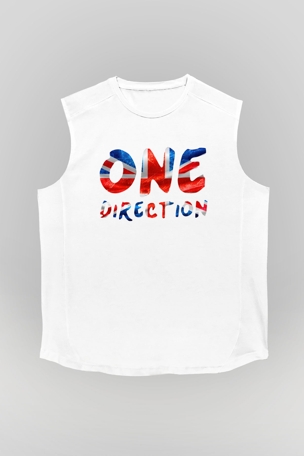 One Direction Beyaz Unisex Kolsuz Tişört