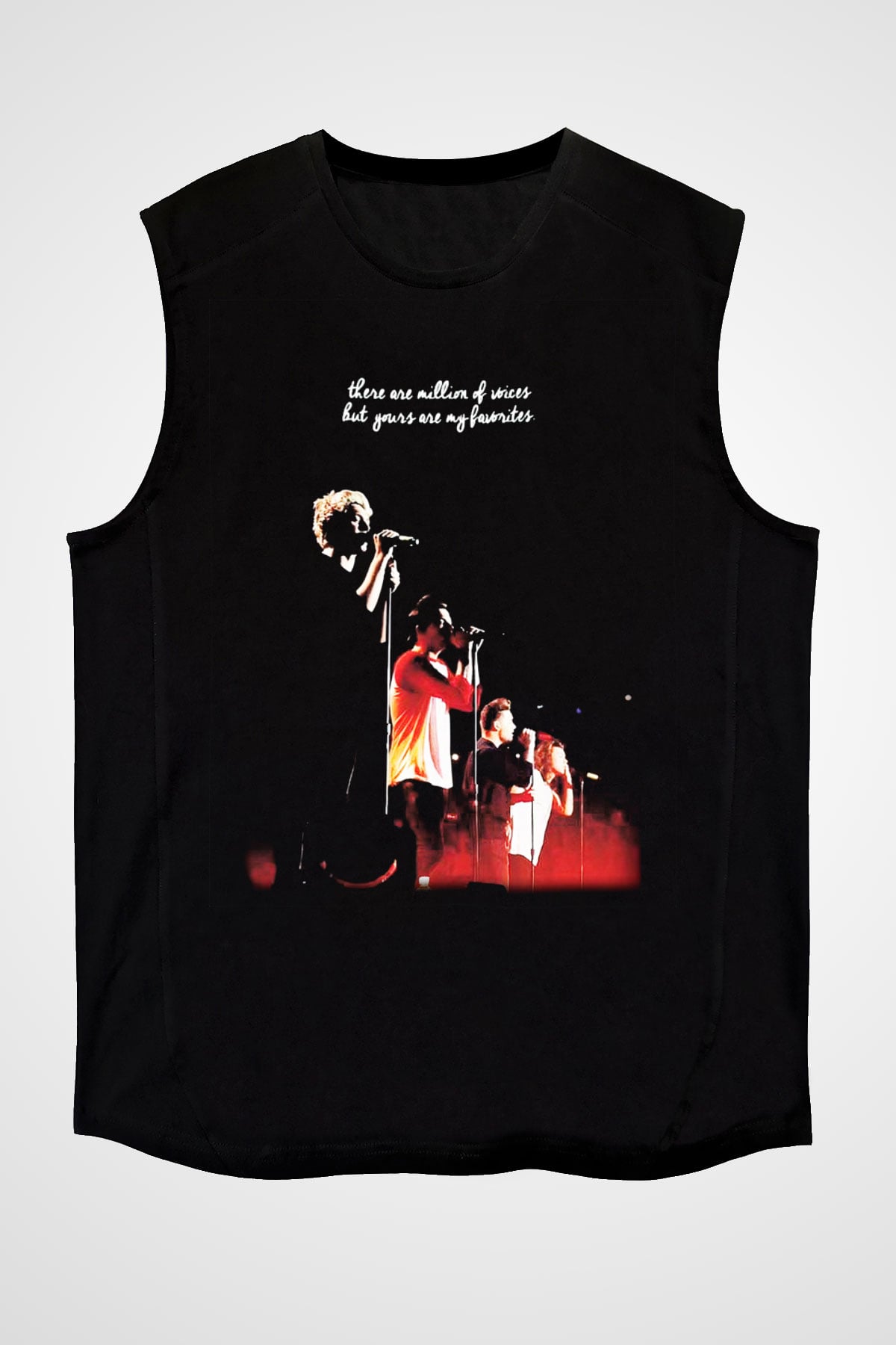 One Direction Siyah Unisex Kolsuz Tişört